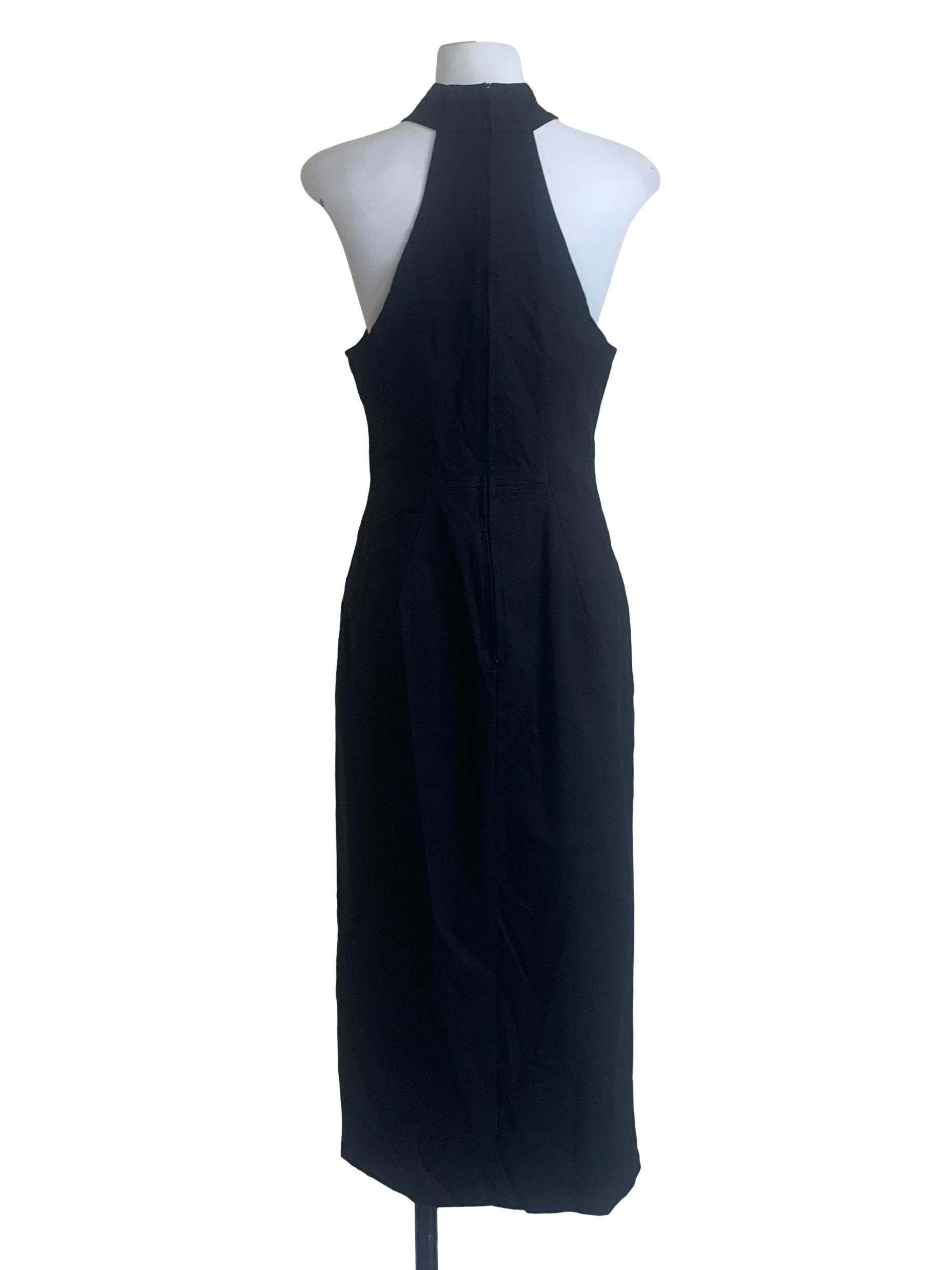 Midnight Black Sheath Dress