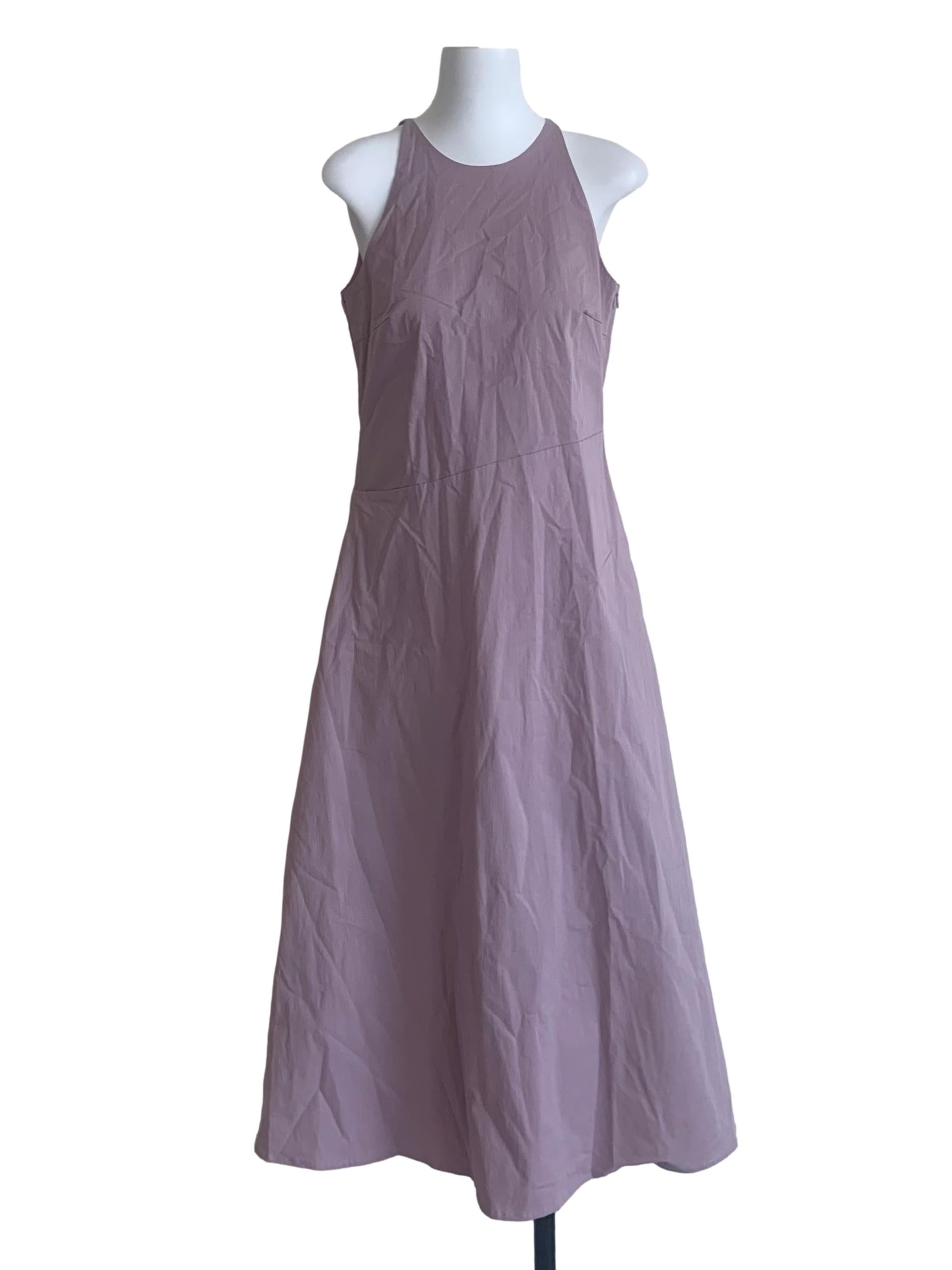 Heather Purple A-Line Dress