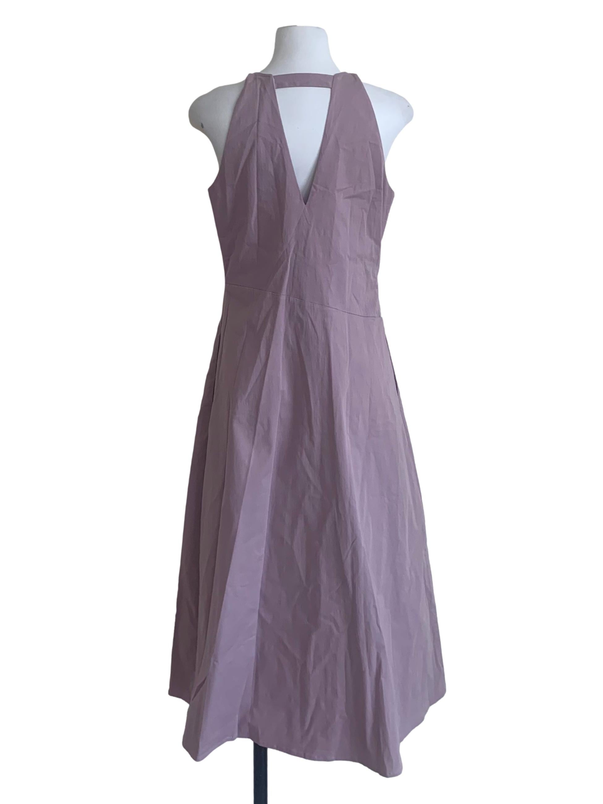Heather Purple A-Line Dress