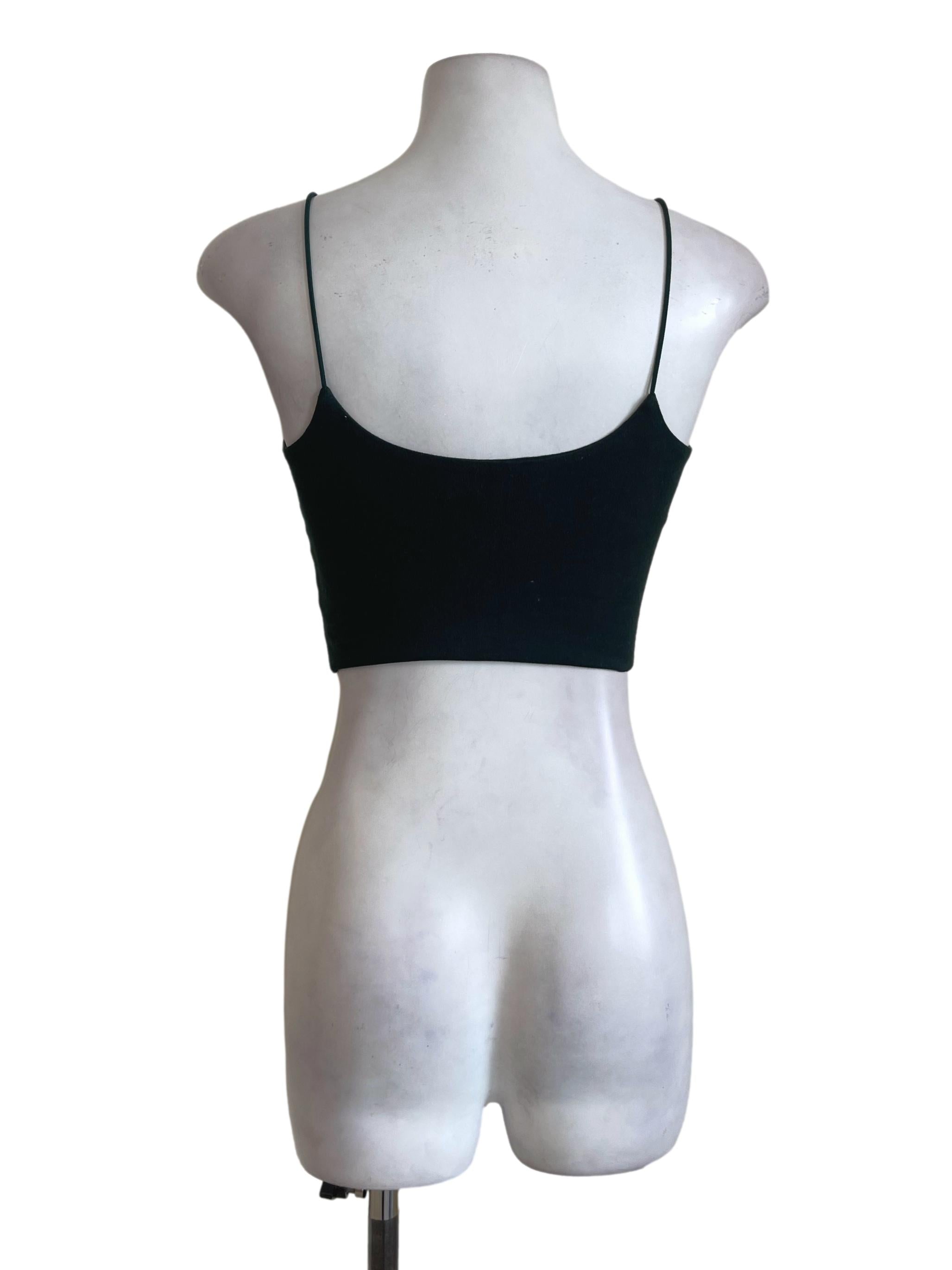 Dark Emerald Green Bralette