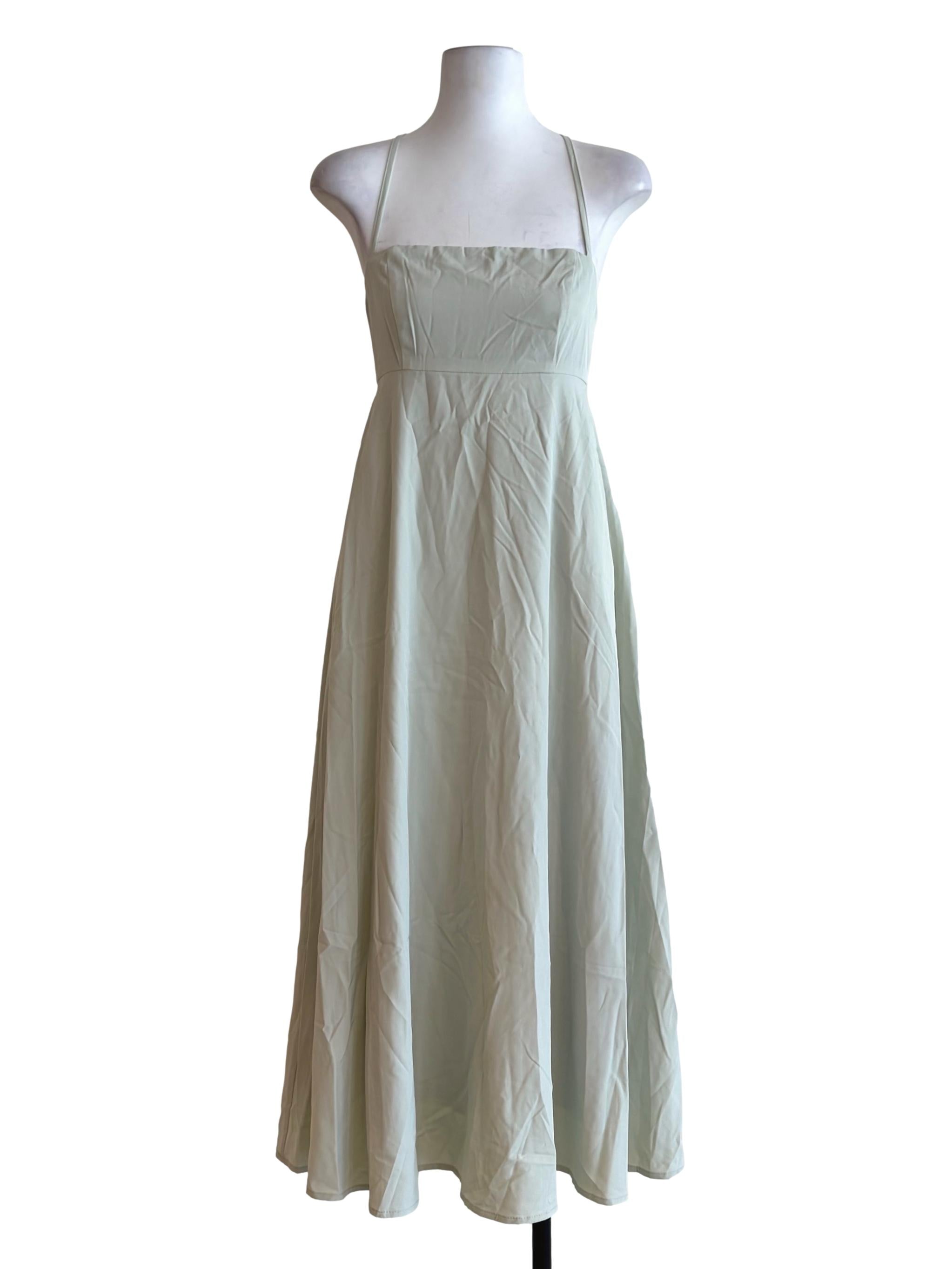 Mint Green A-Line Slip Dress