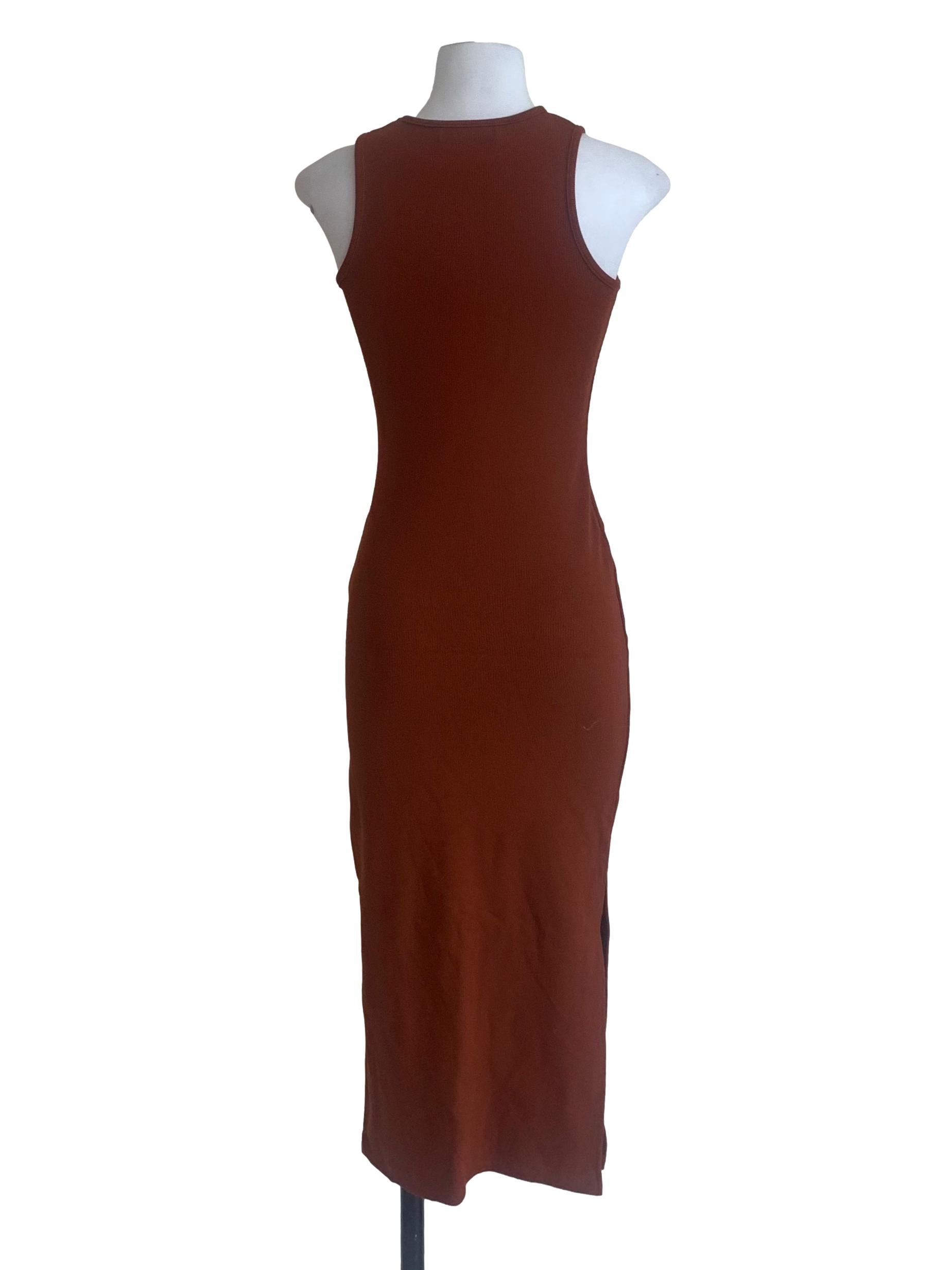 Gingerbread Brown Bodycon Dress