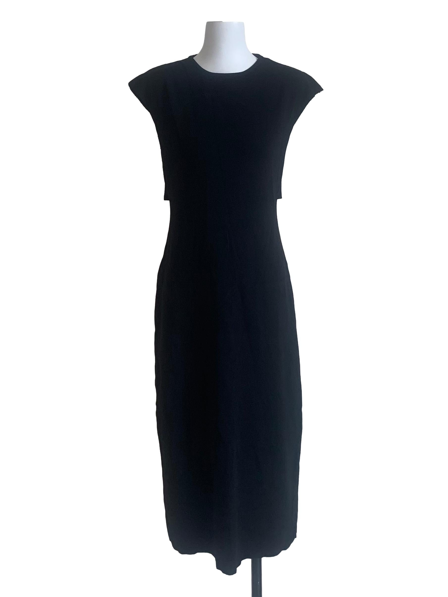 Ebony Black Cut Out Bodycon Dress
