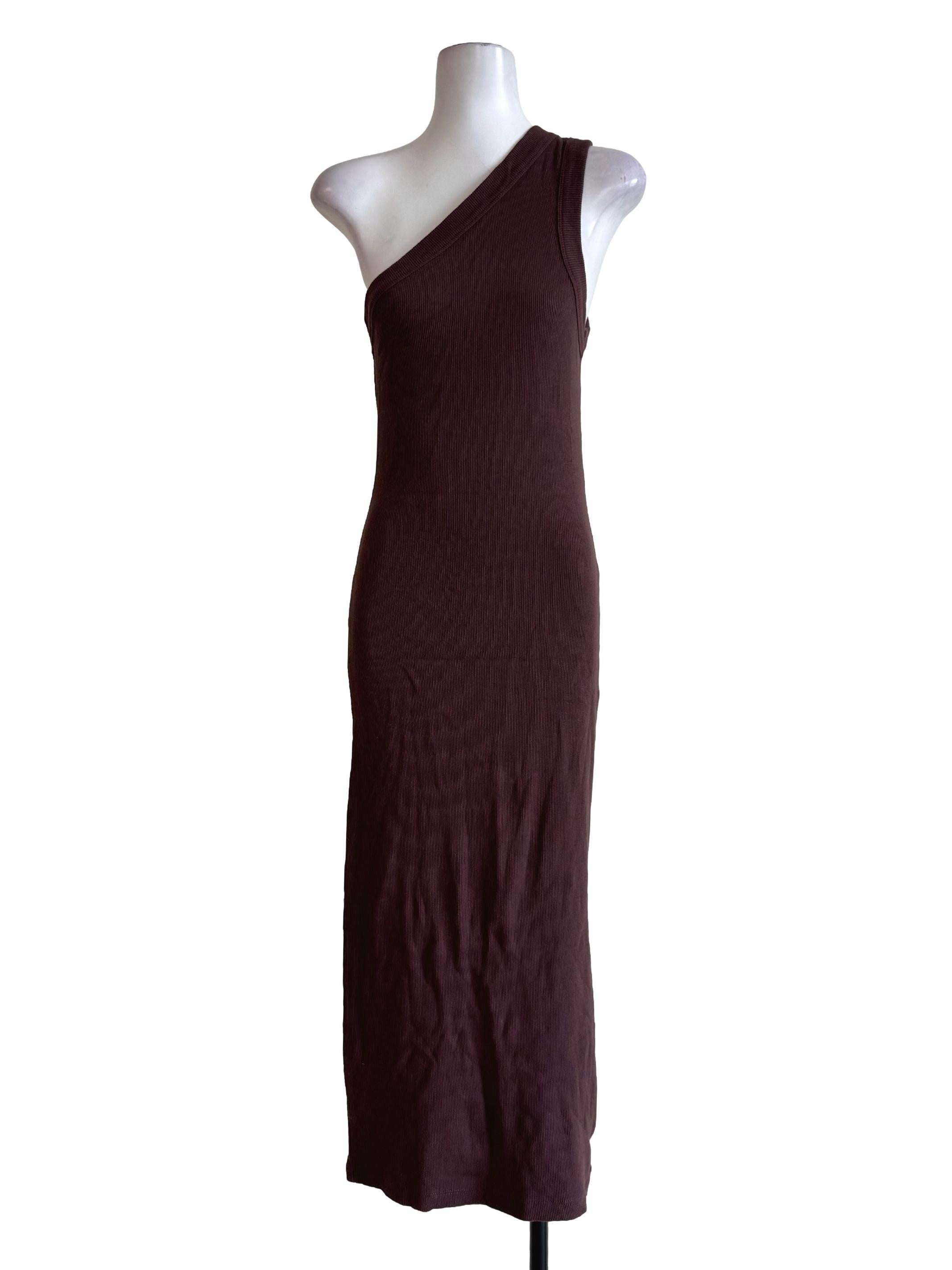Dark Chocolate Toga Dress
