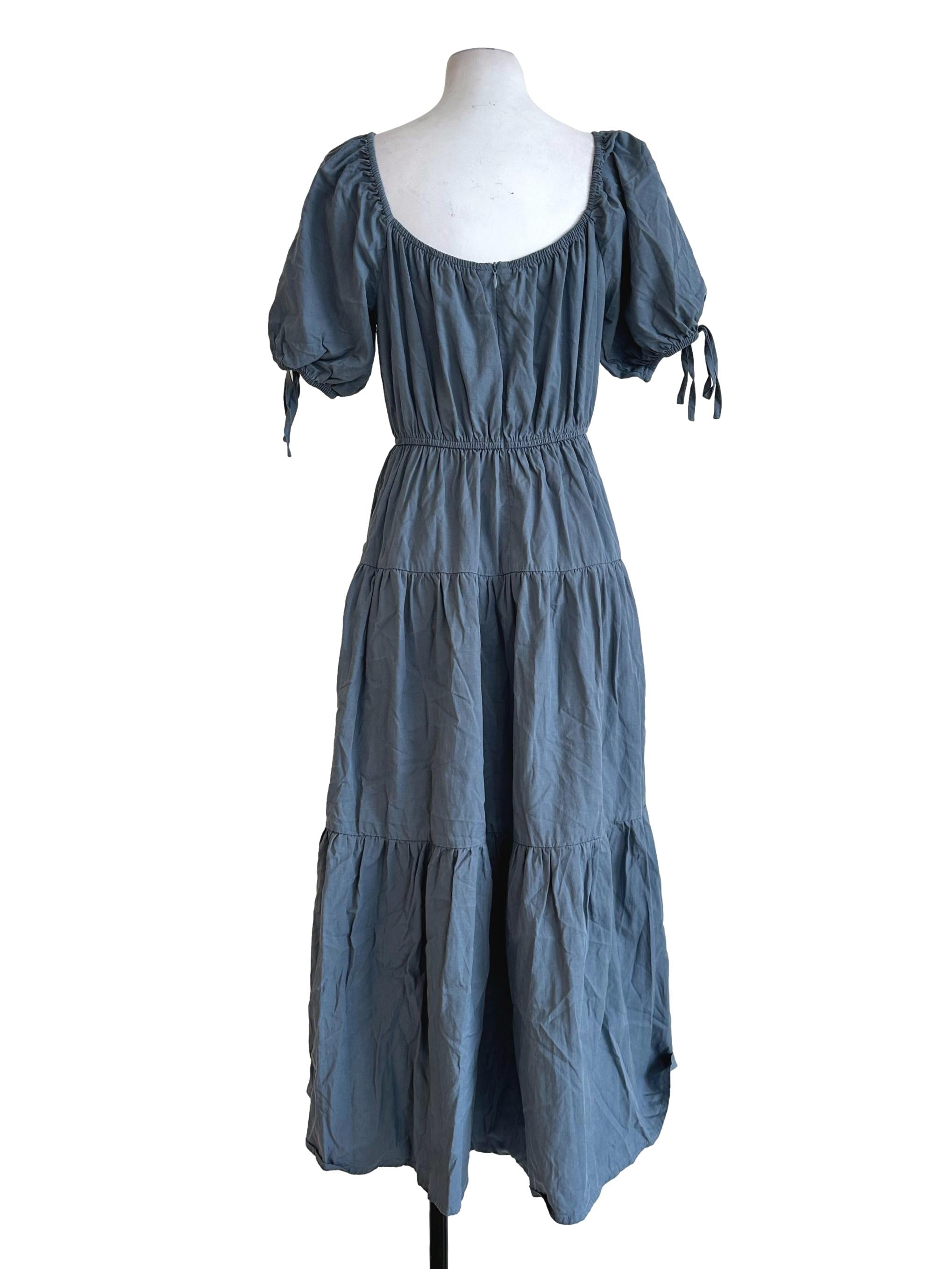 Light Aegean Blue Maxi Dress TWL