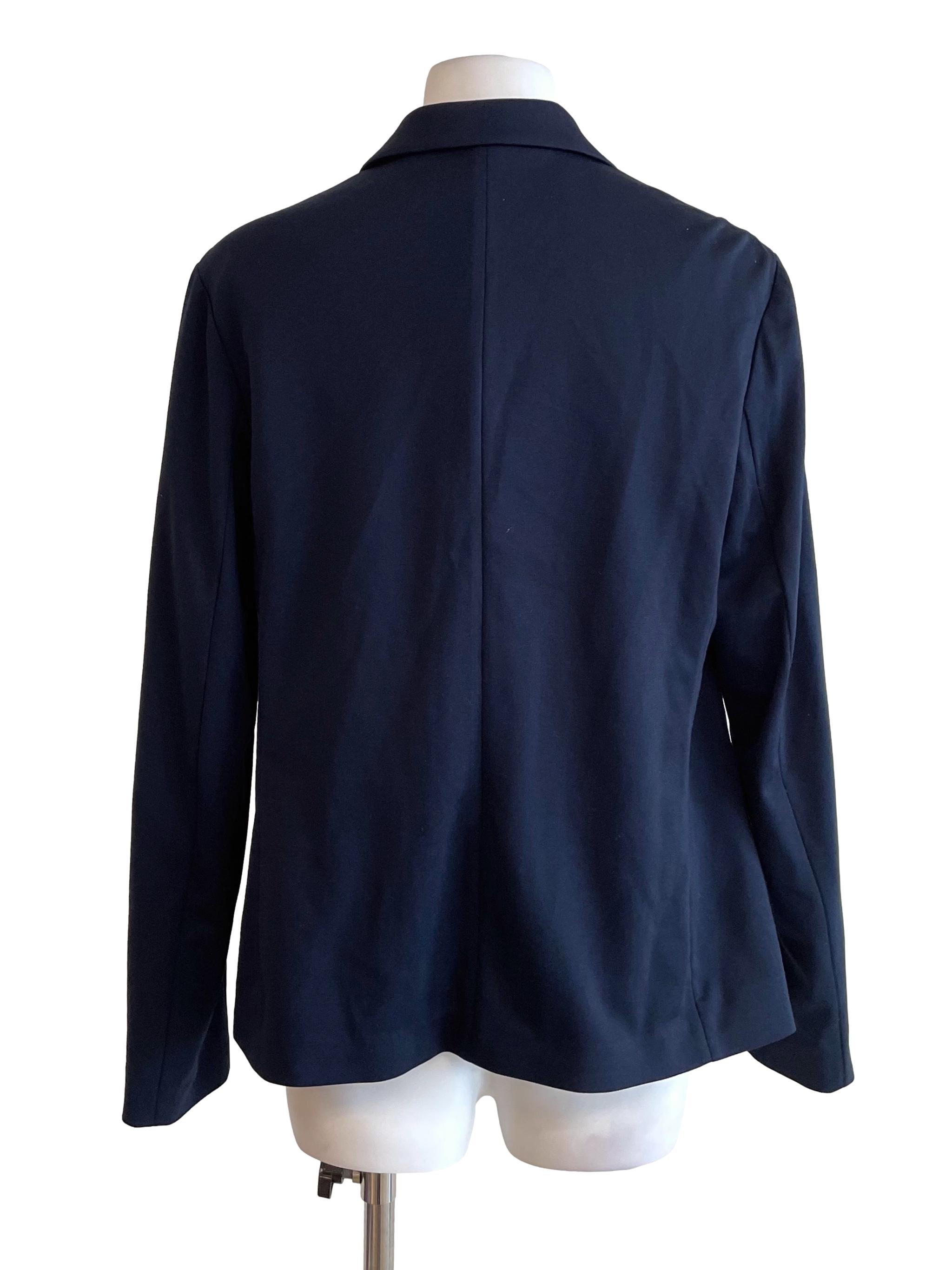 Navy Single Breasted Fit Blazer