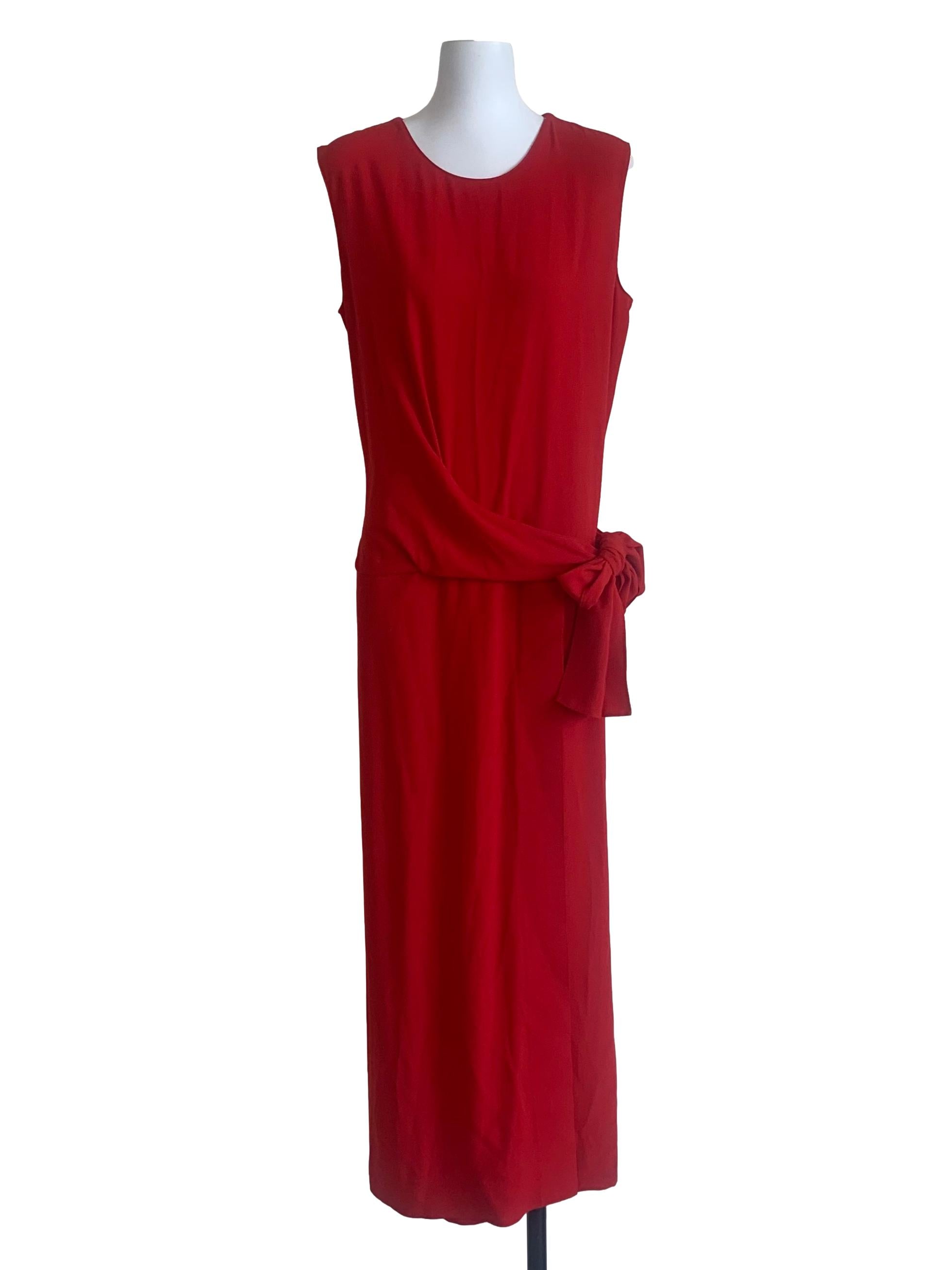 Cherry Red Wide Leg Jumpsuit