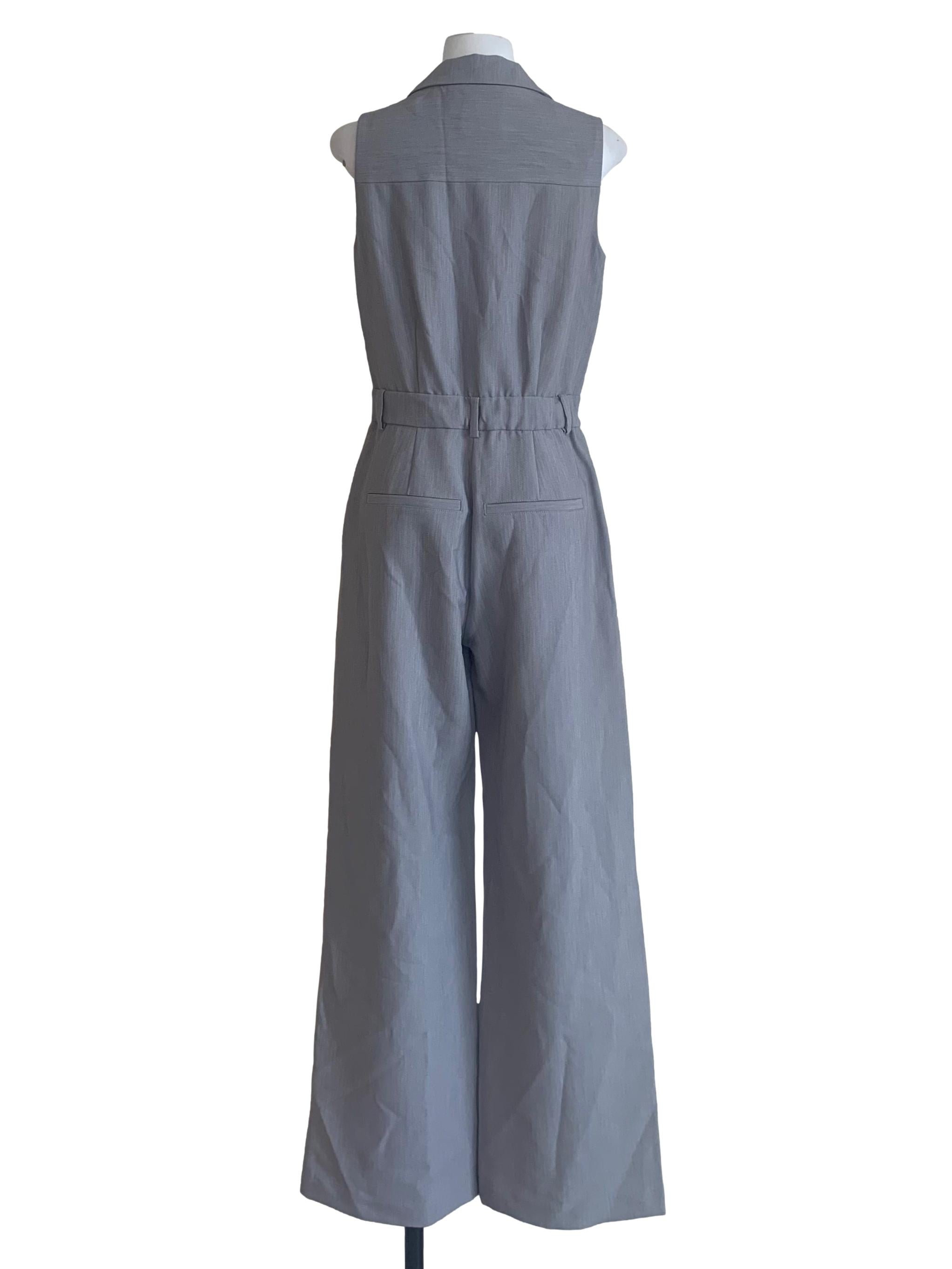 Fossil Grey Wide Leg Jumpsuit