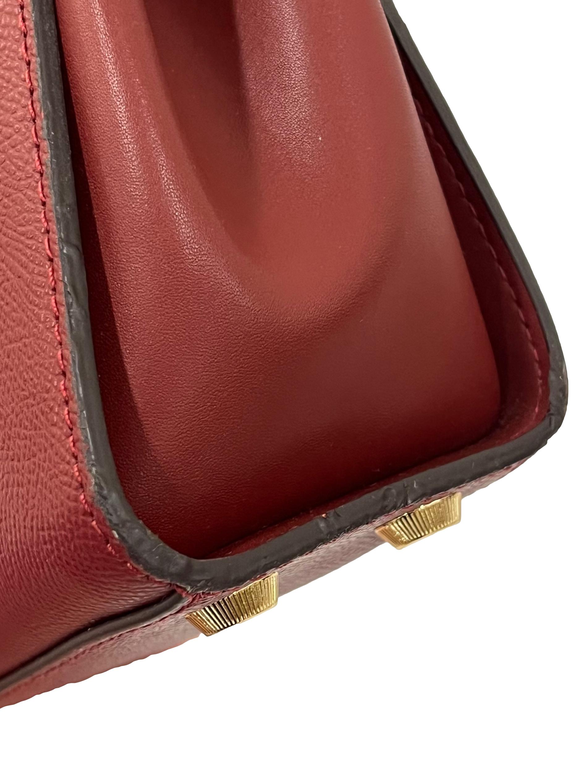Maroon Bleecker Studded Two Way Handbag