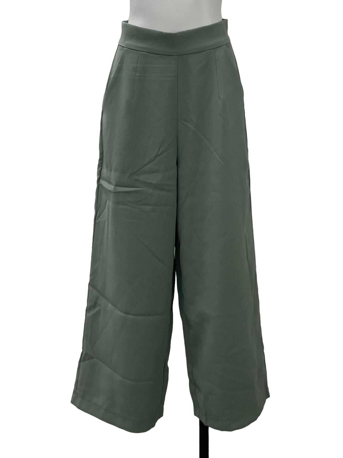 Green High Waisted Pants