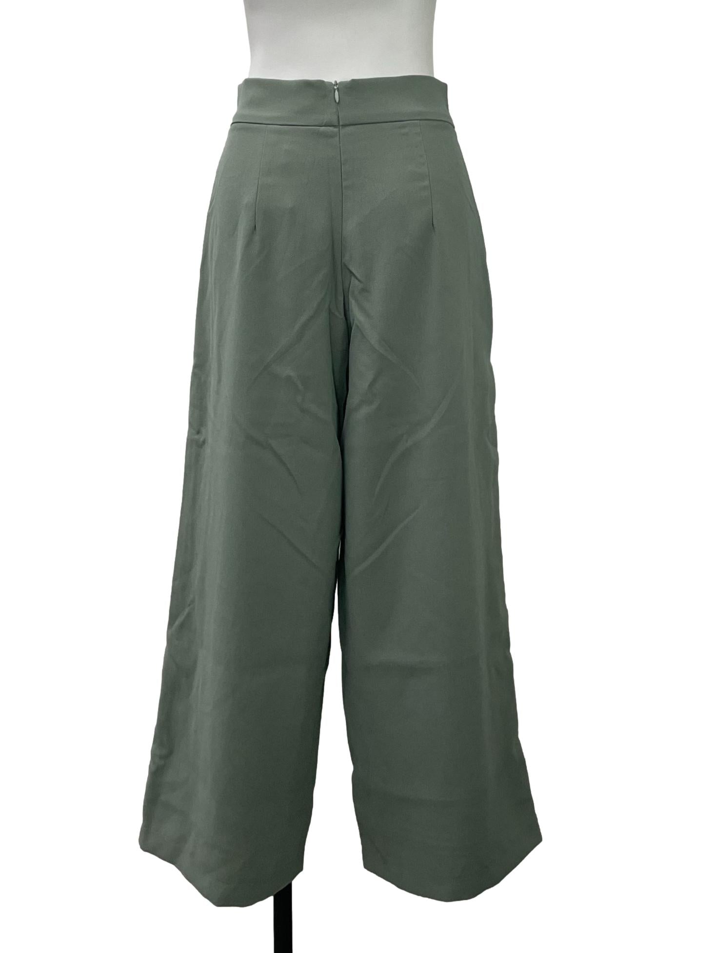 Green High Waisted Pants