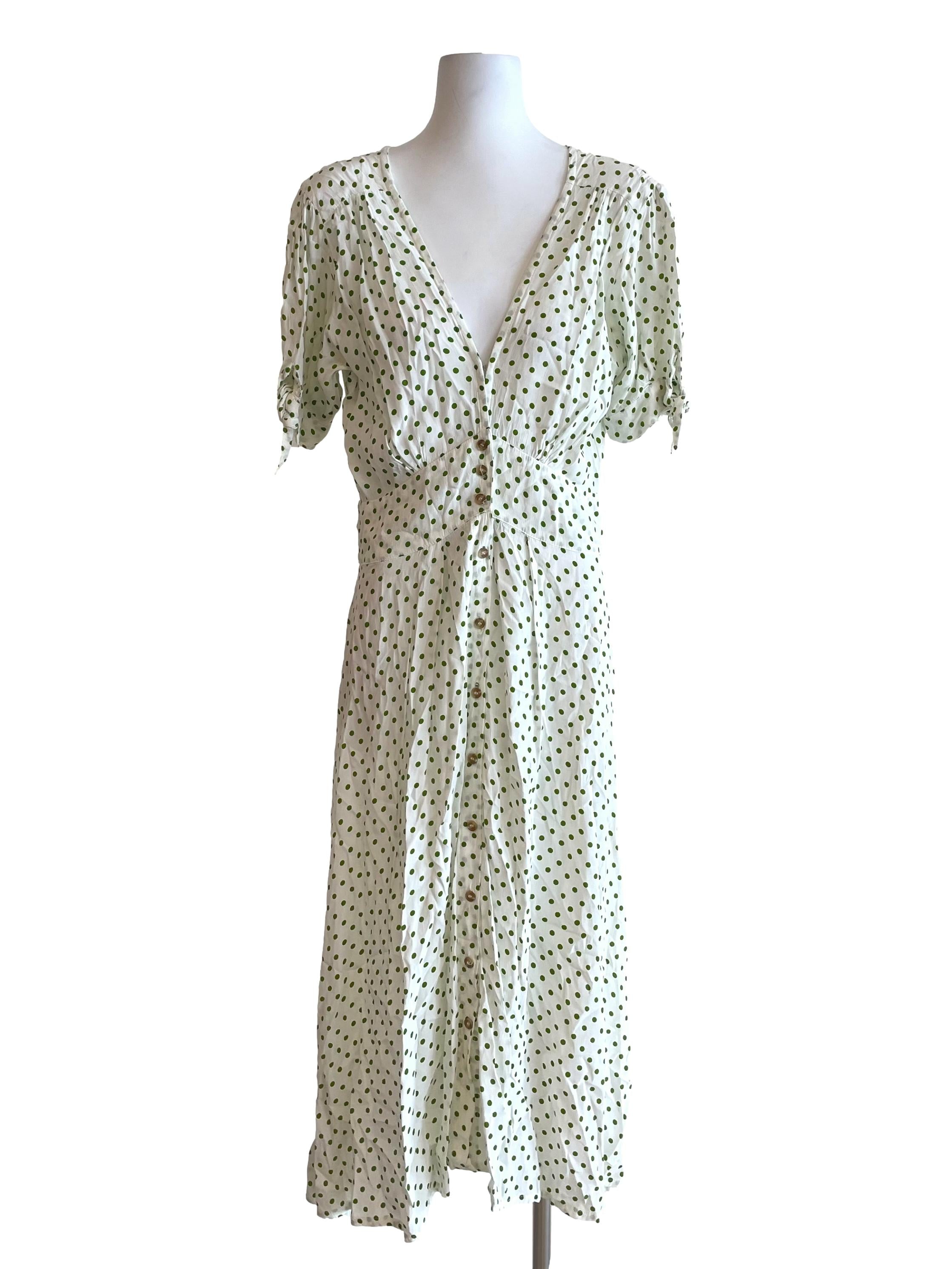 Sugar Cookie Polka Dots Retro Dress