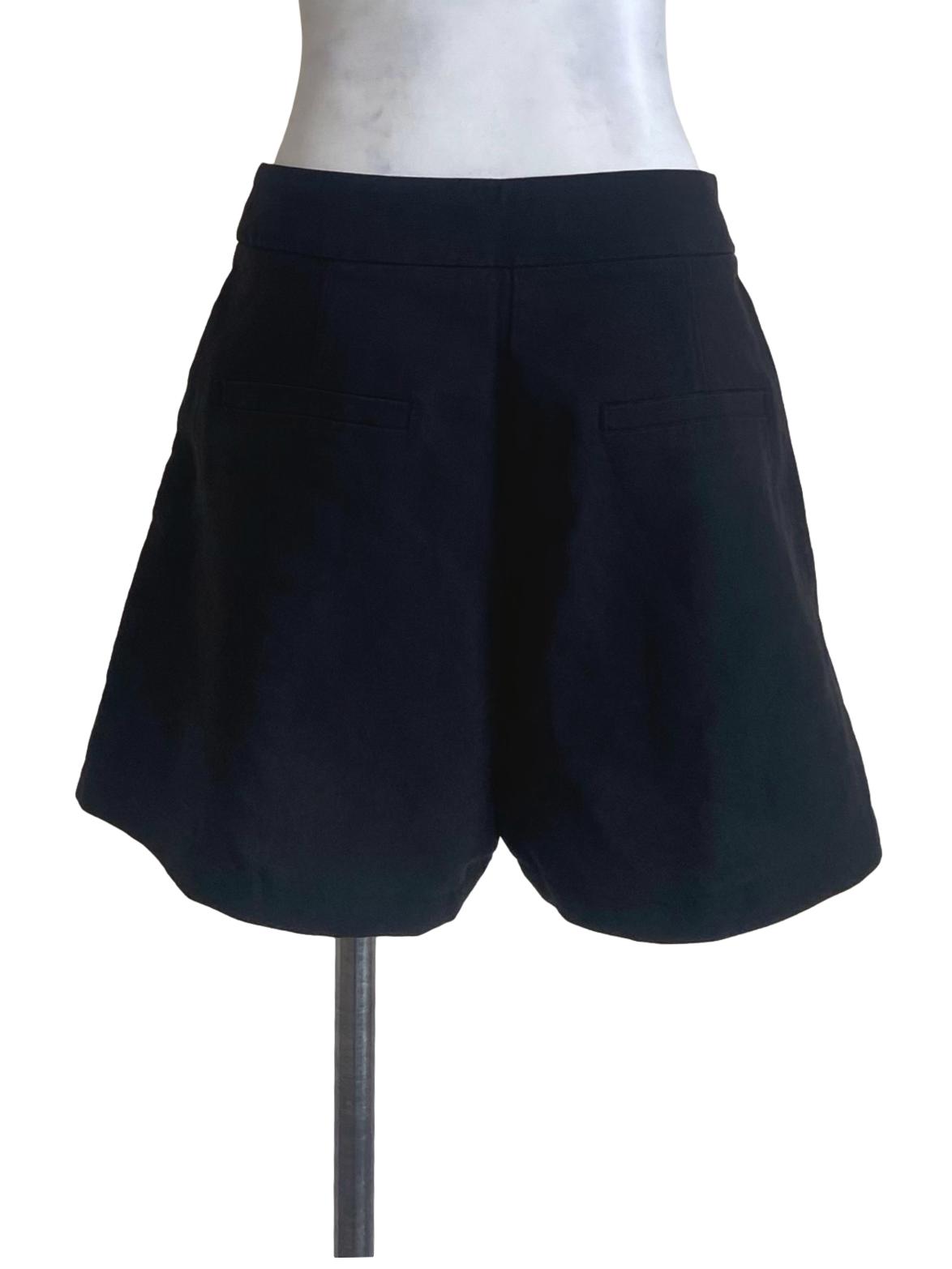 Black Twill Shorts
