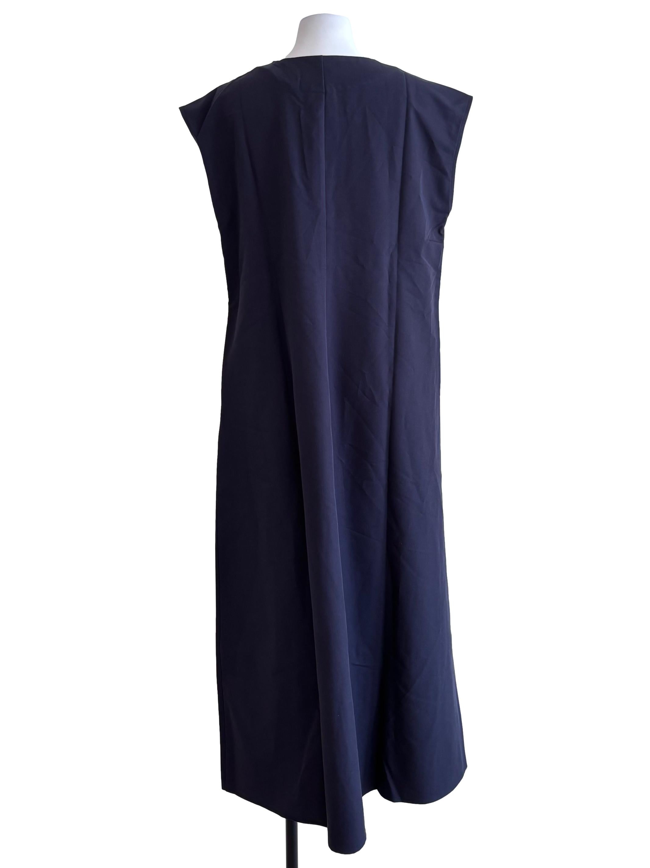 Indigo Blue Sleeveless Maxi Dress