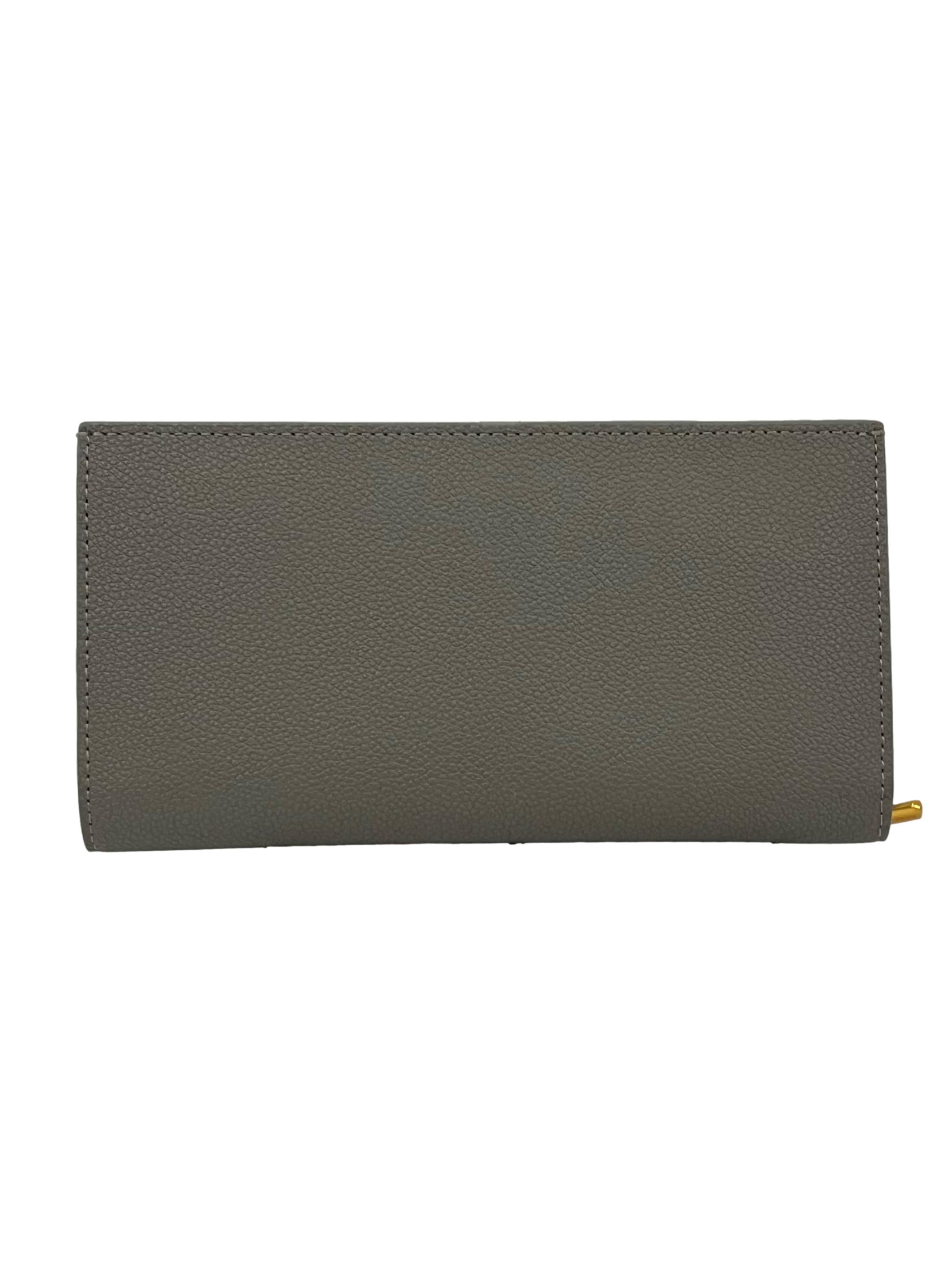 Grey Envelope Long Wallet