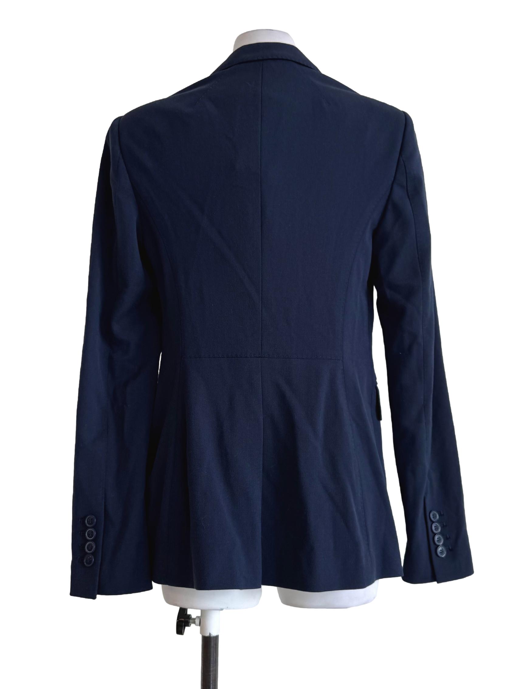 Navy Blue Long Sleeve Blazer