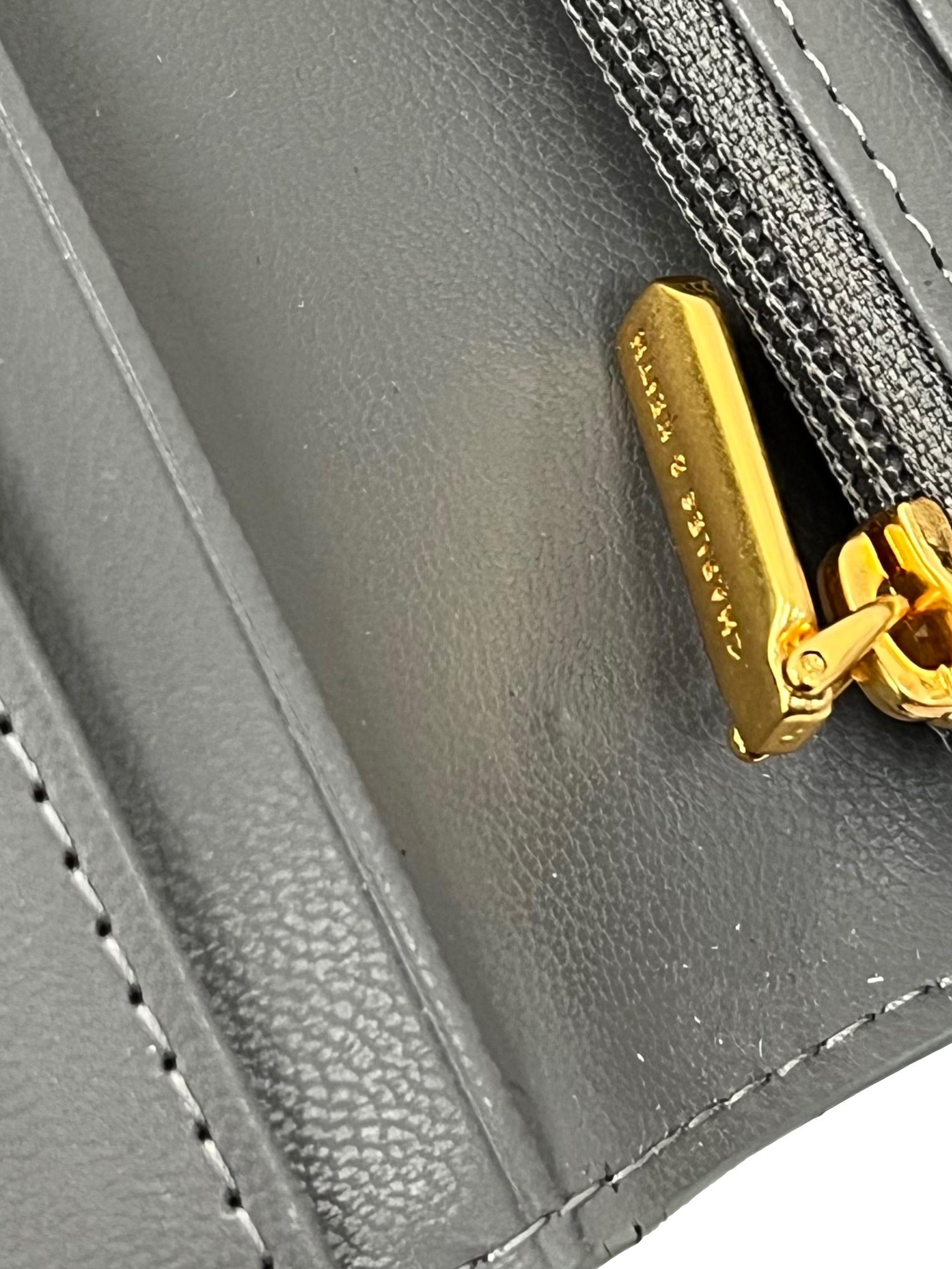 Grey Envelope Long Wallet