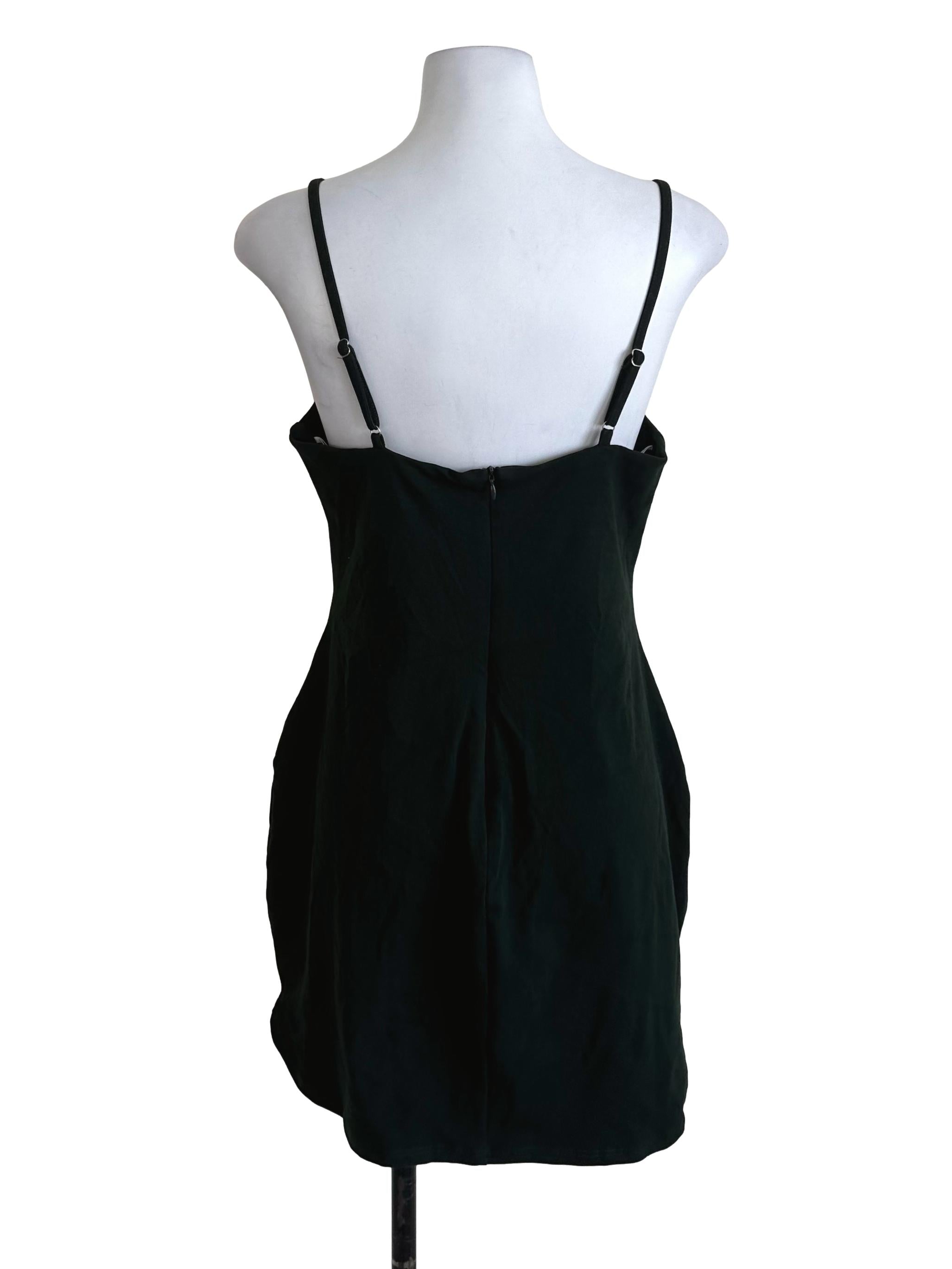 Dark Emerald Green Plain Dress