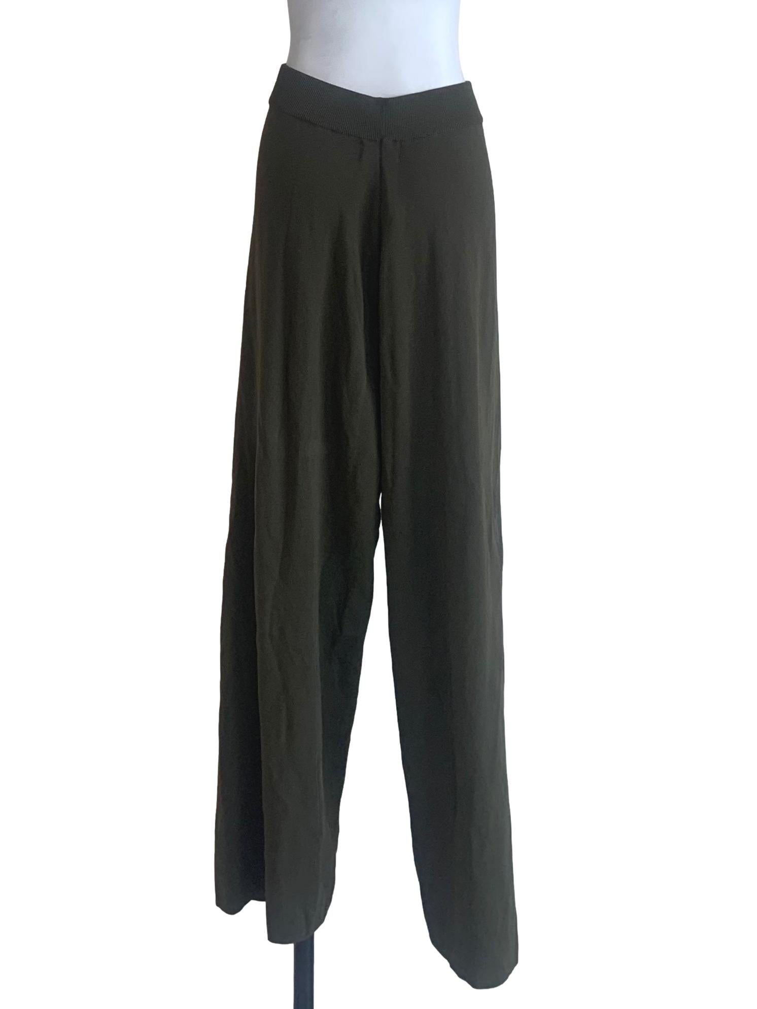 Green Wide Leg Pants OSN