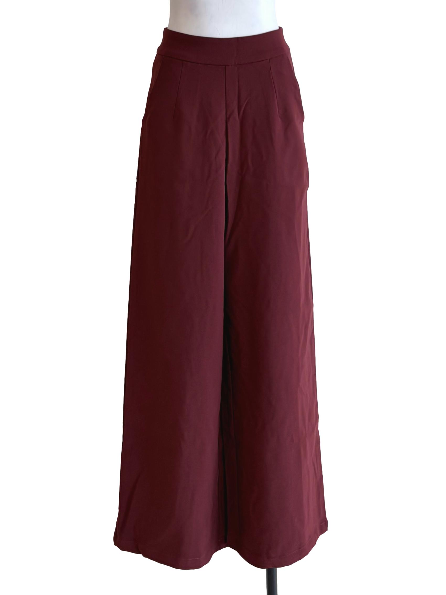 Ruby Red Straight Pants