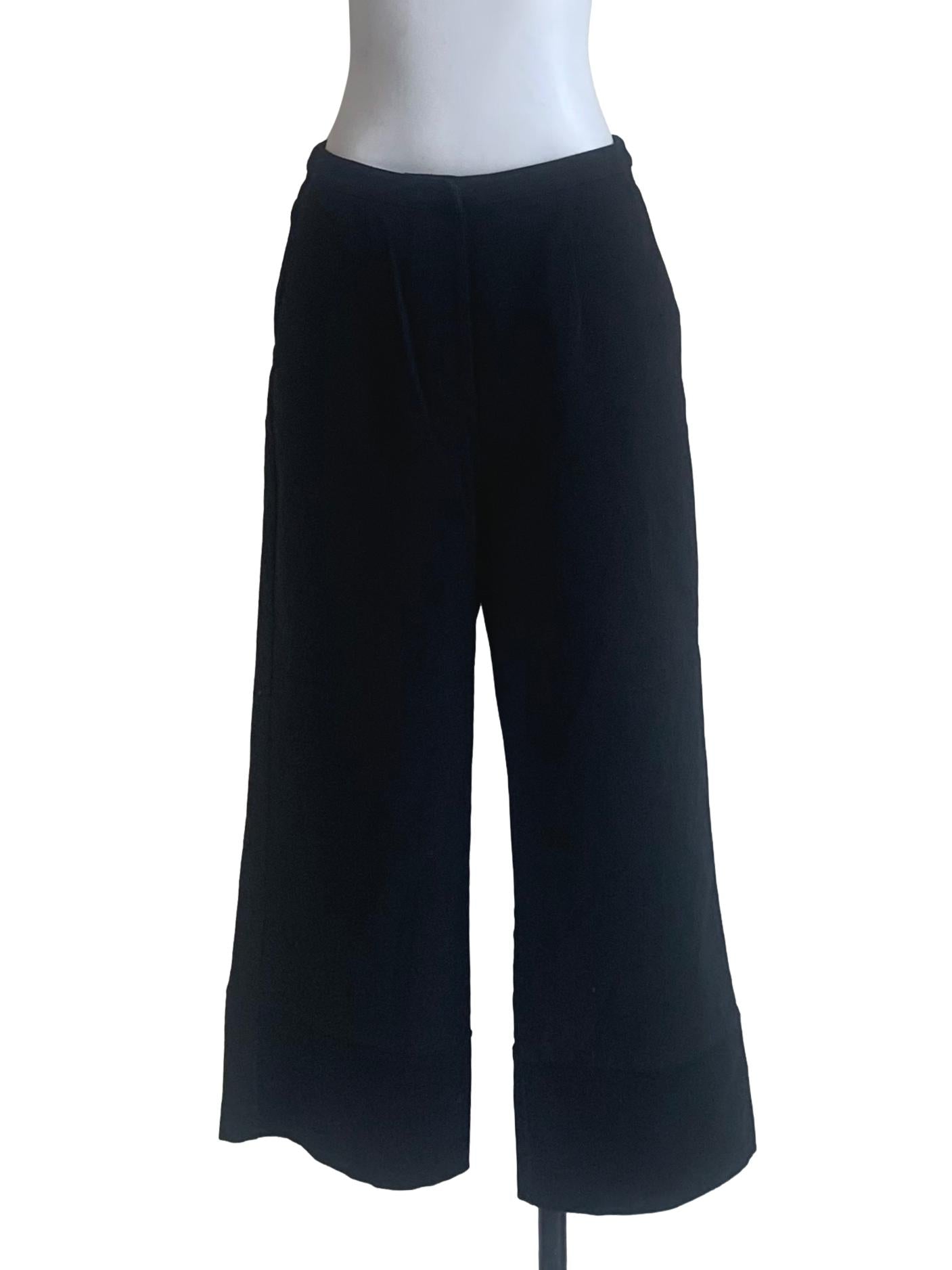 Black Wide Leg Pants OSN