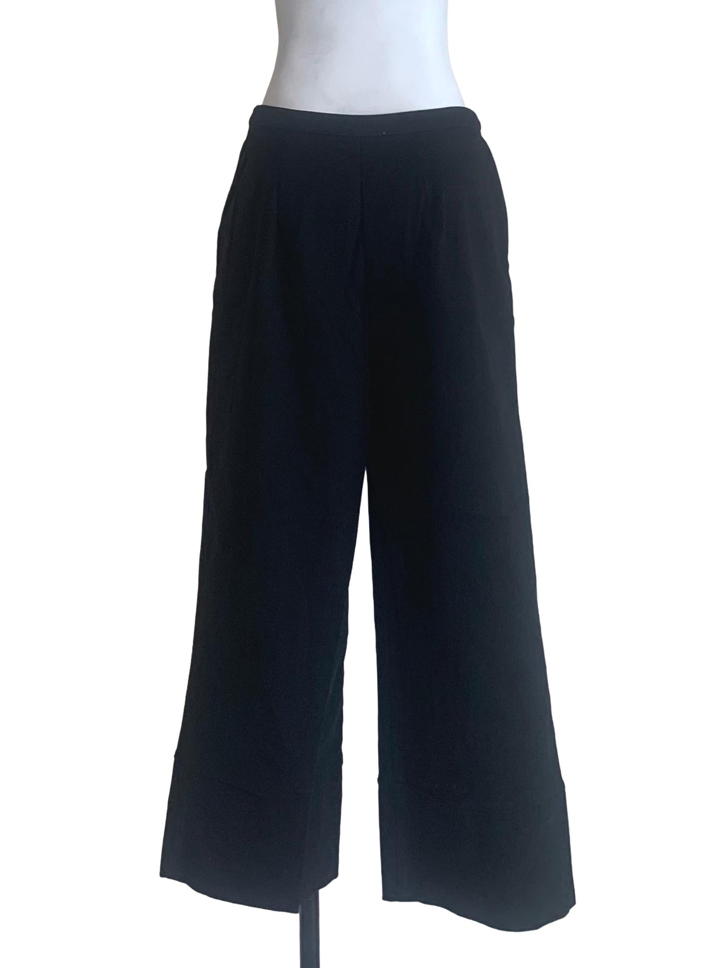 Black Wide Leg Pants OSN