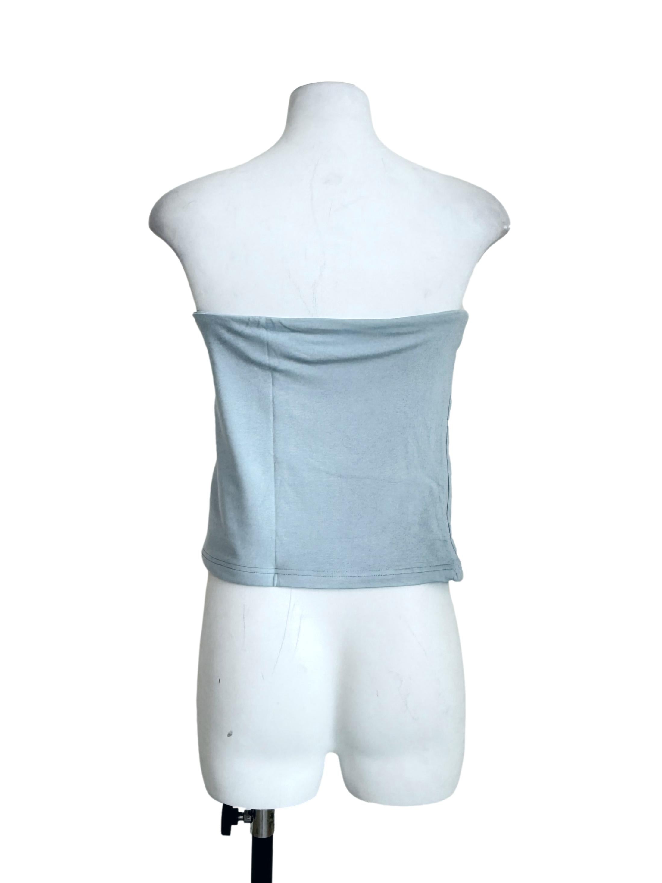Blue Abbie Tube Padded Top TTR