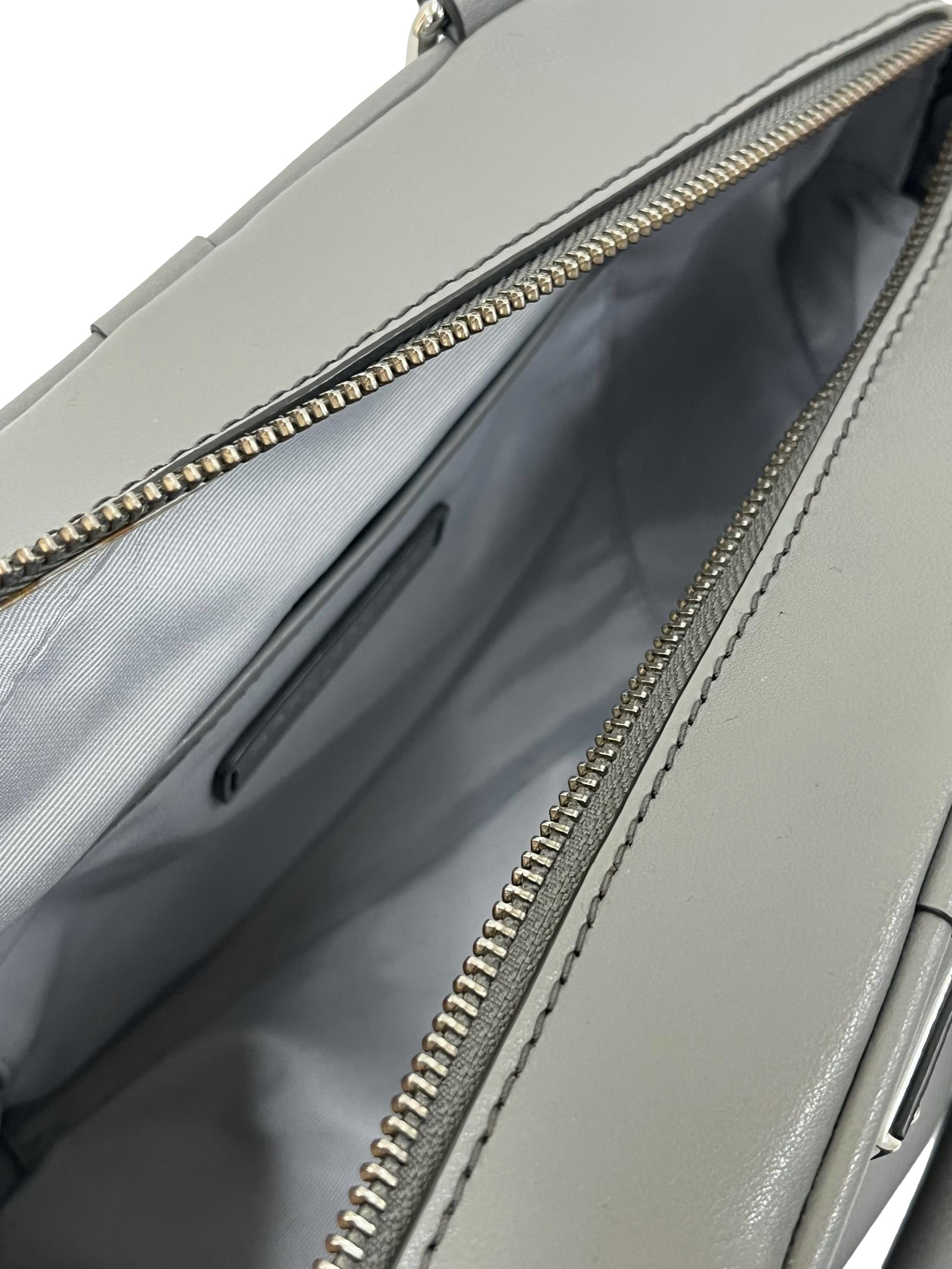 Grey Voyager Satchel Bag