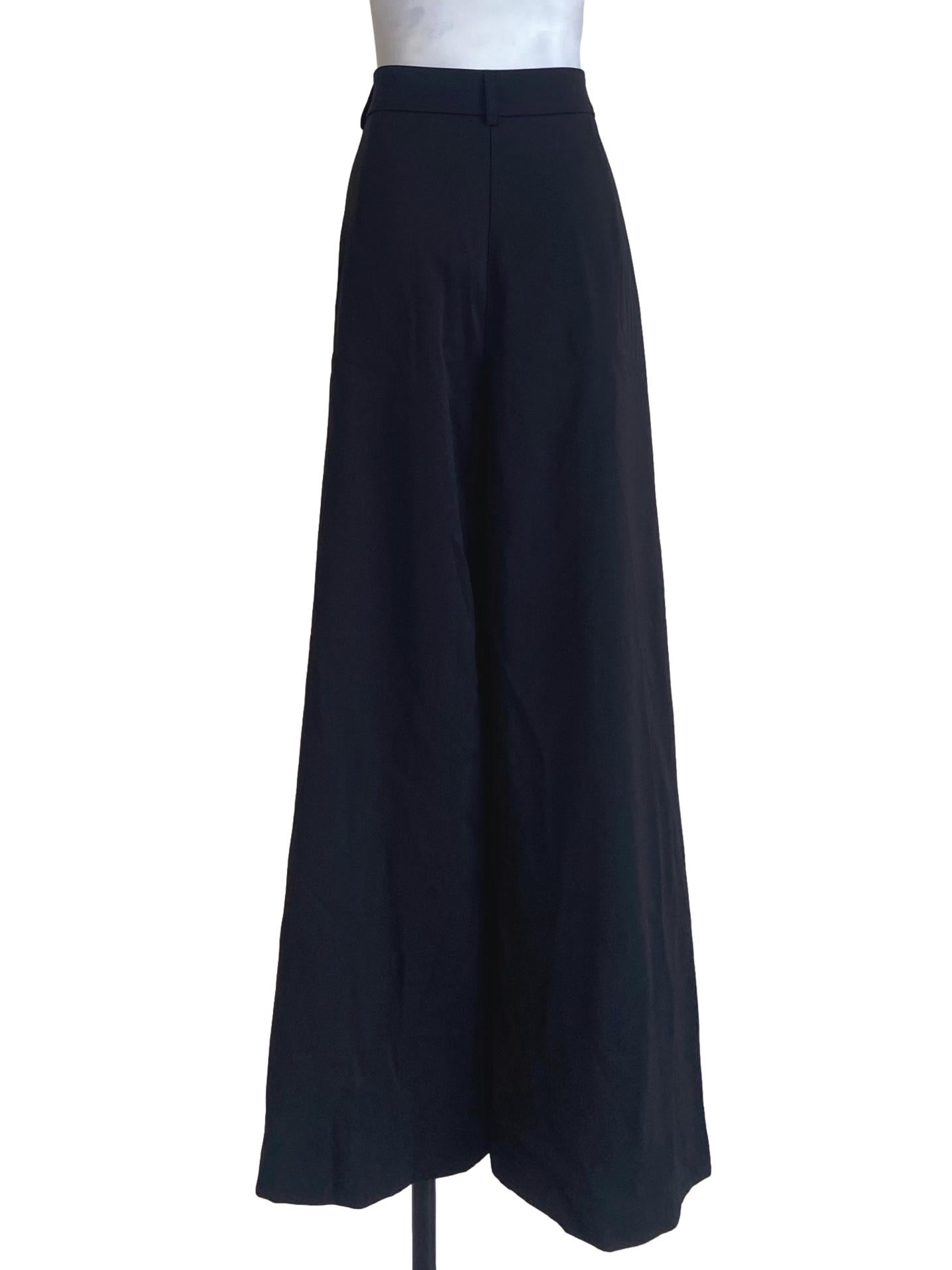 Black Herringbone Formal Pants
