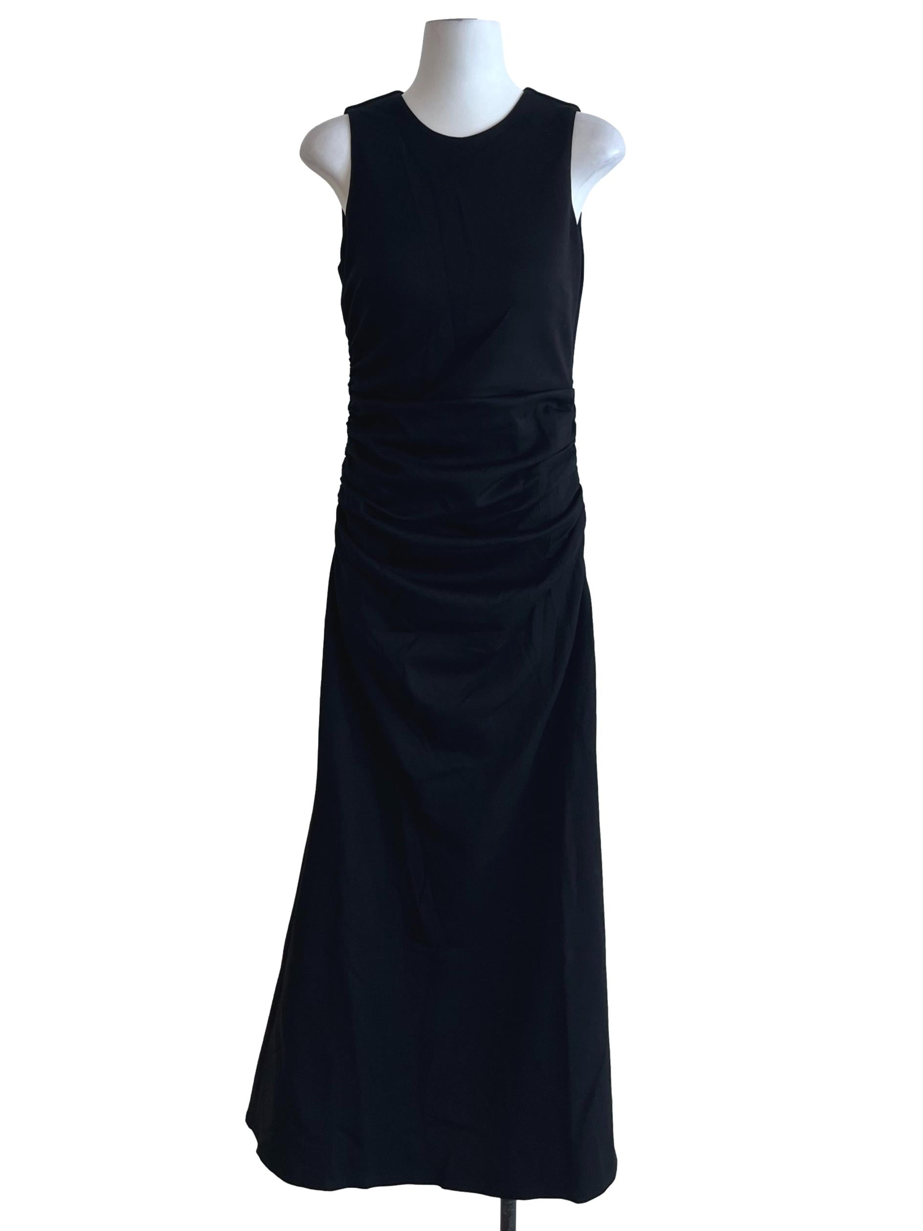 Black Jewel Neckline Shift Dress