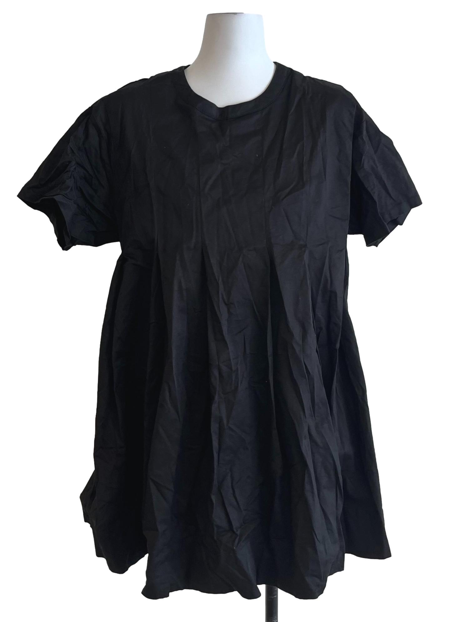Black Jewel Neckline Empire Dress