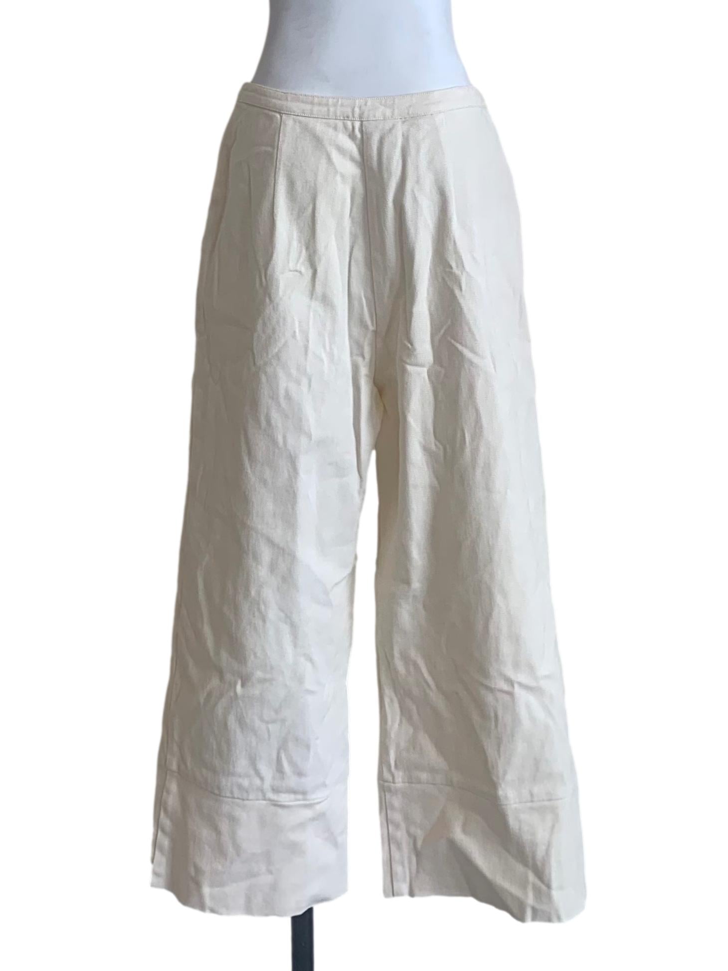 Cotton Wide Leg Pants OSN