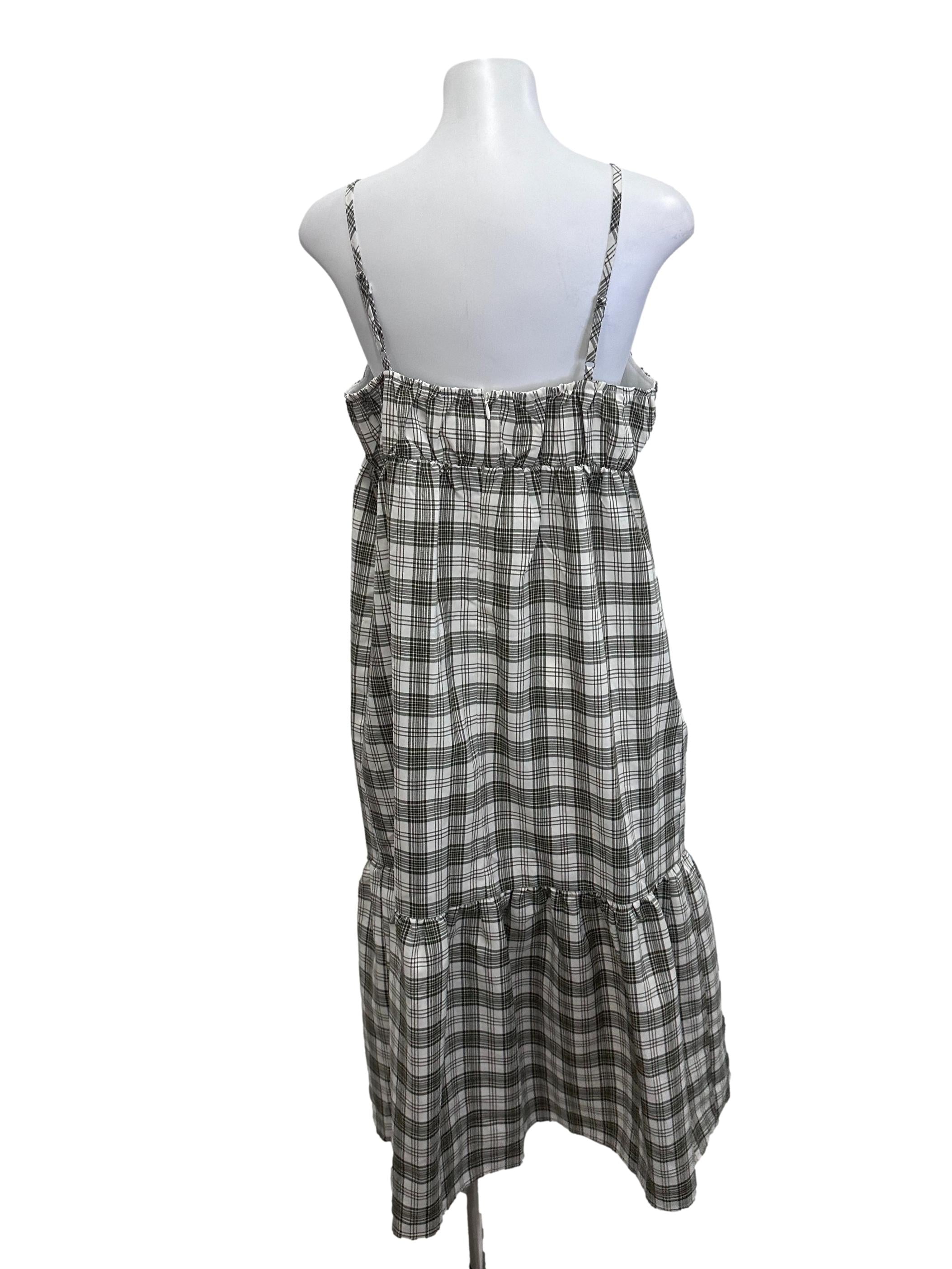 Glen Check Ruch Dress