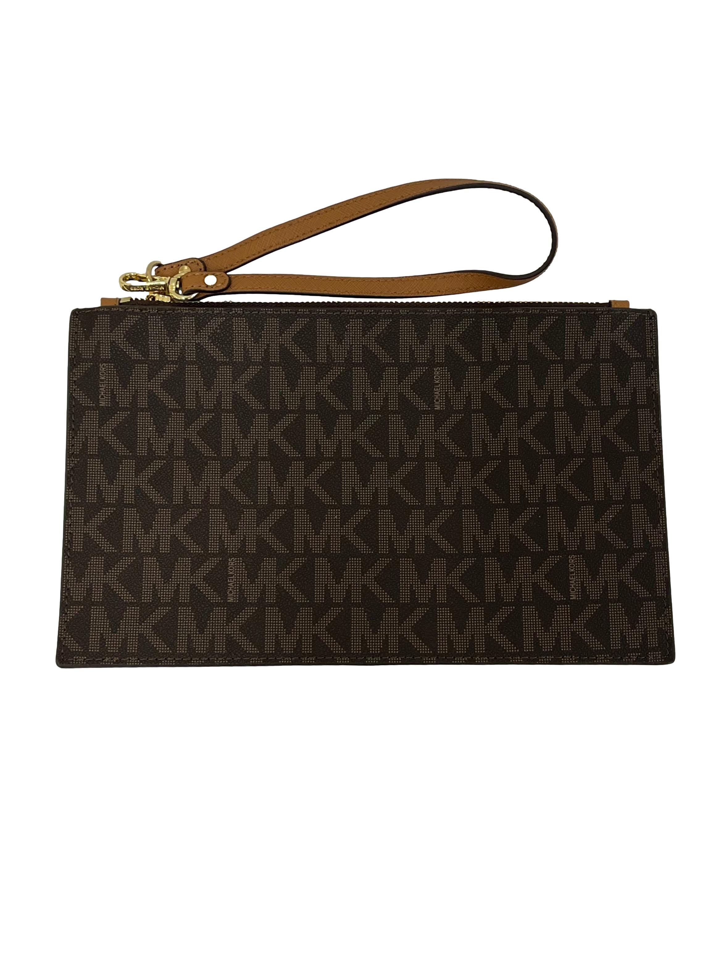 Brown MK Monogram Tote Bag