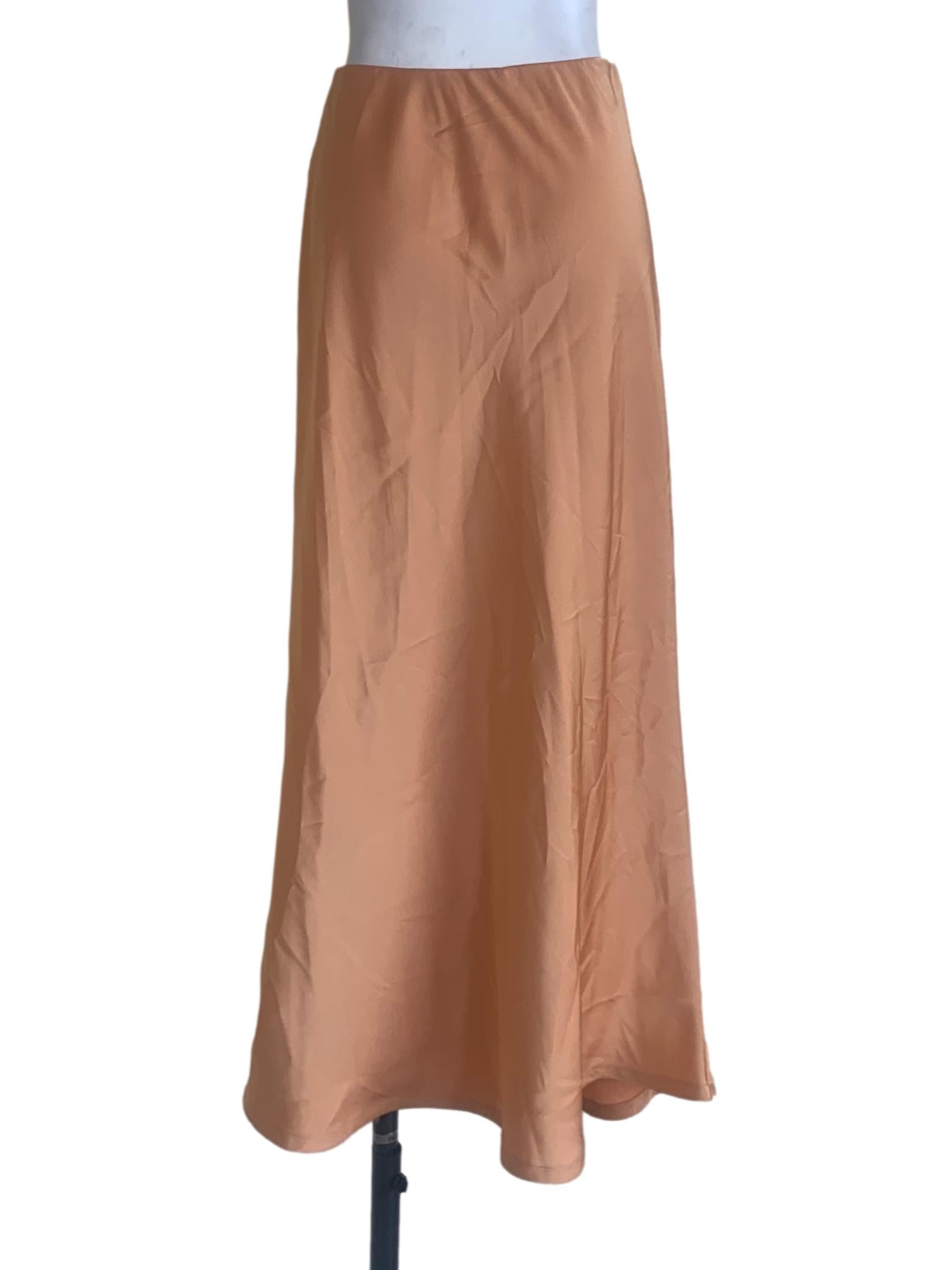 Honey Yellow A-Line Skirt