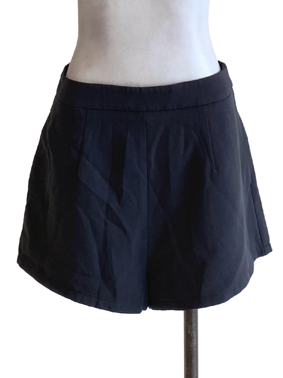 Pebble Grey Zip Up Regular Loose Shorts