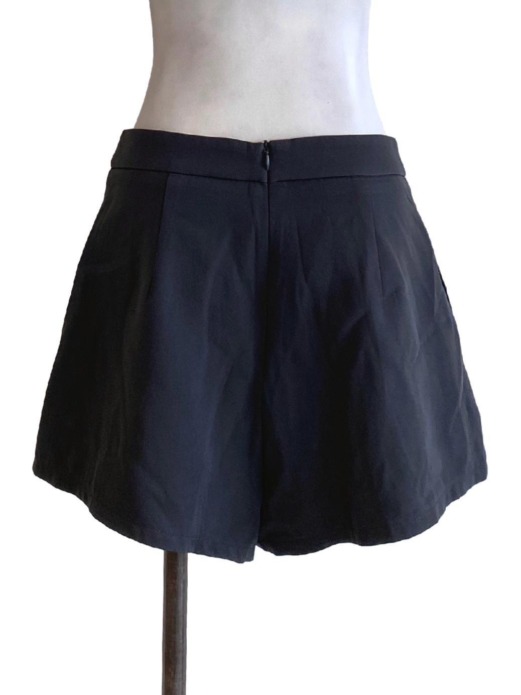 Pebble Grey Zip Up Regular Loose Shorts