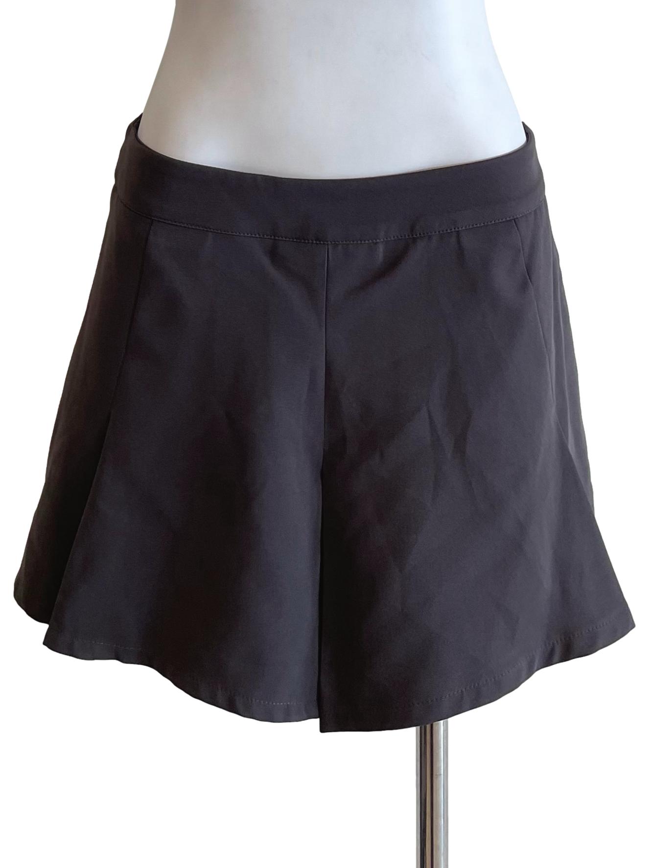 Grey Box Pleated Shorts