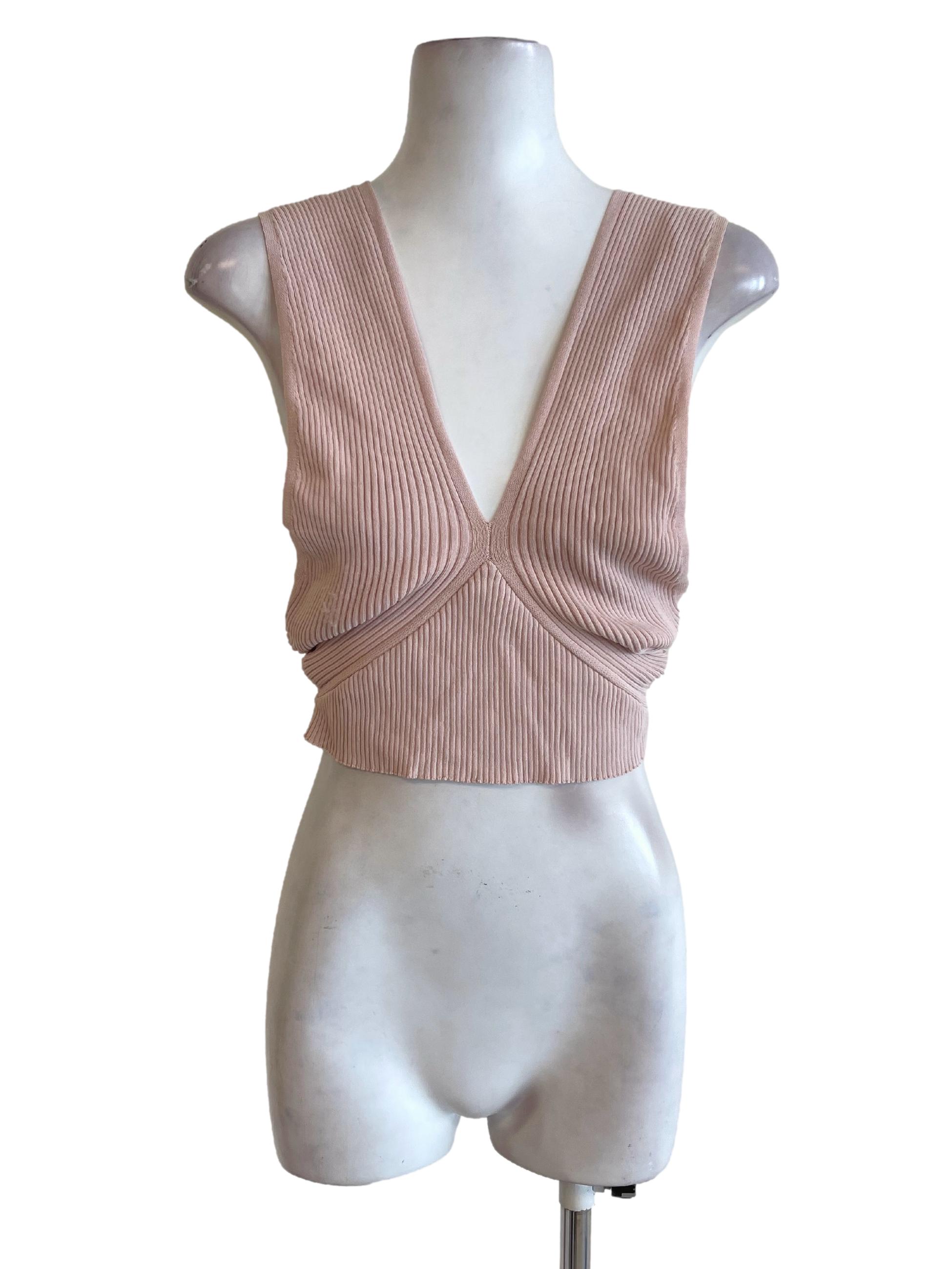 Pink Watermelon Butterfly Fitted Top
