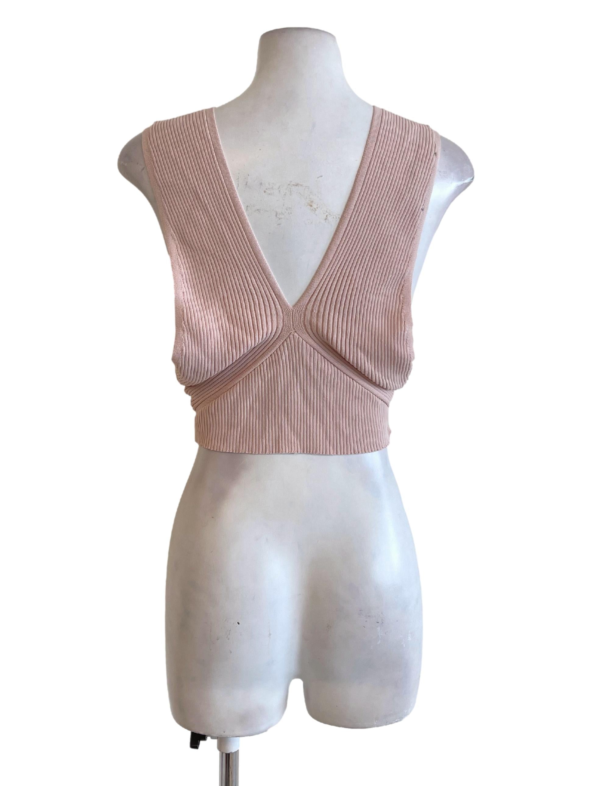 Pink Watermelon Butterfly Fitted Top