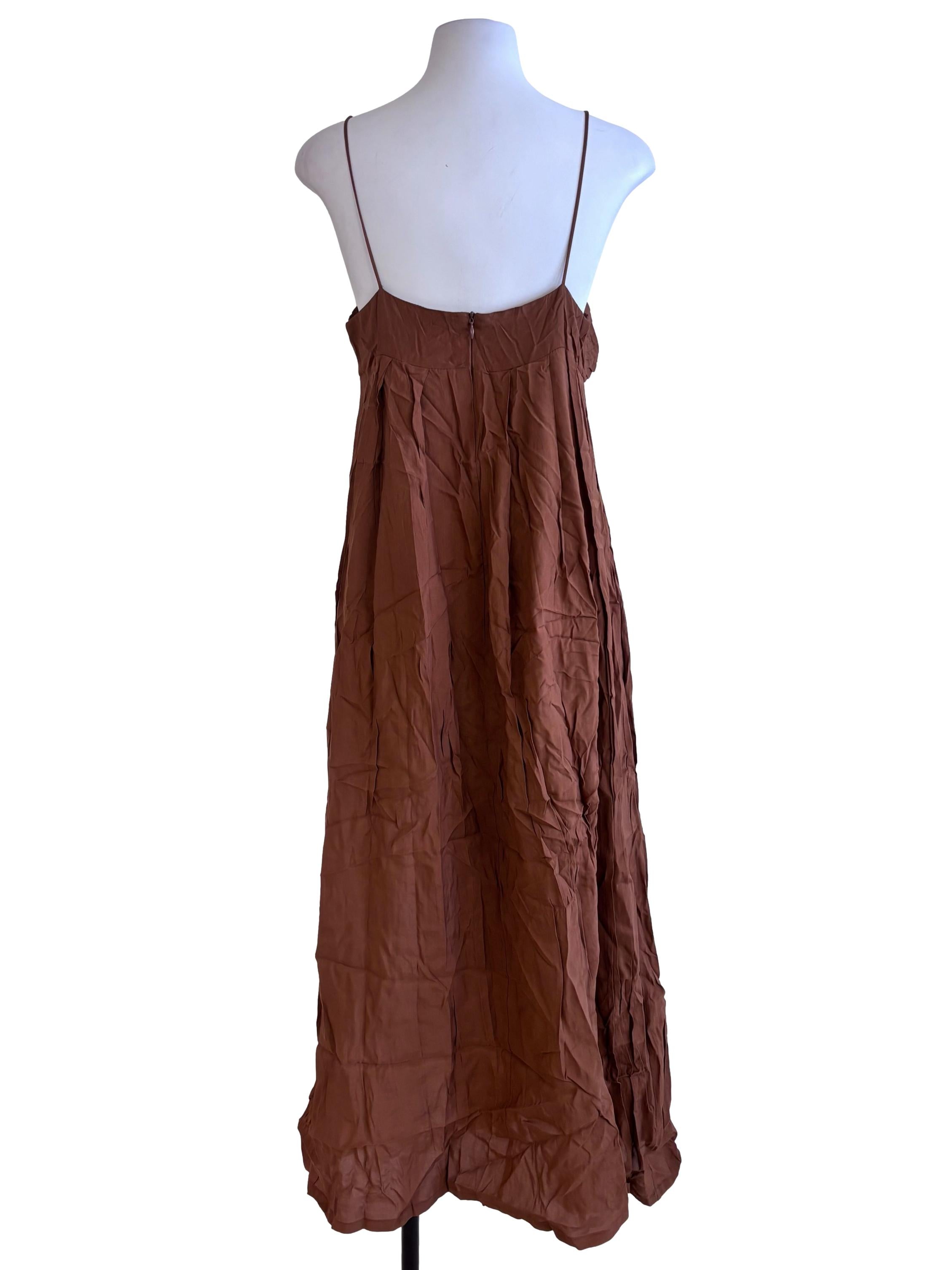 Cinnamon Brown Geniver Dress