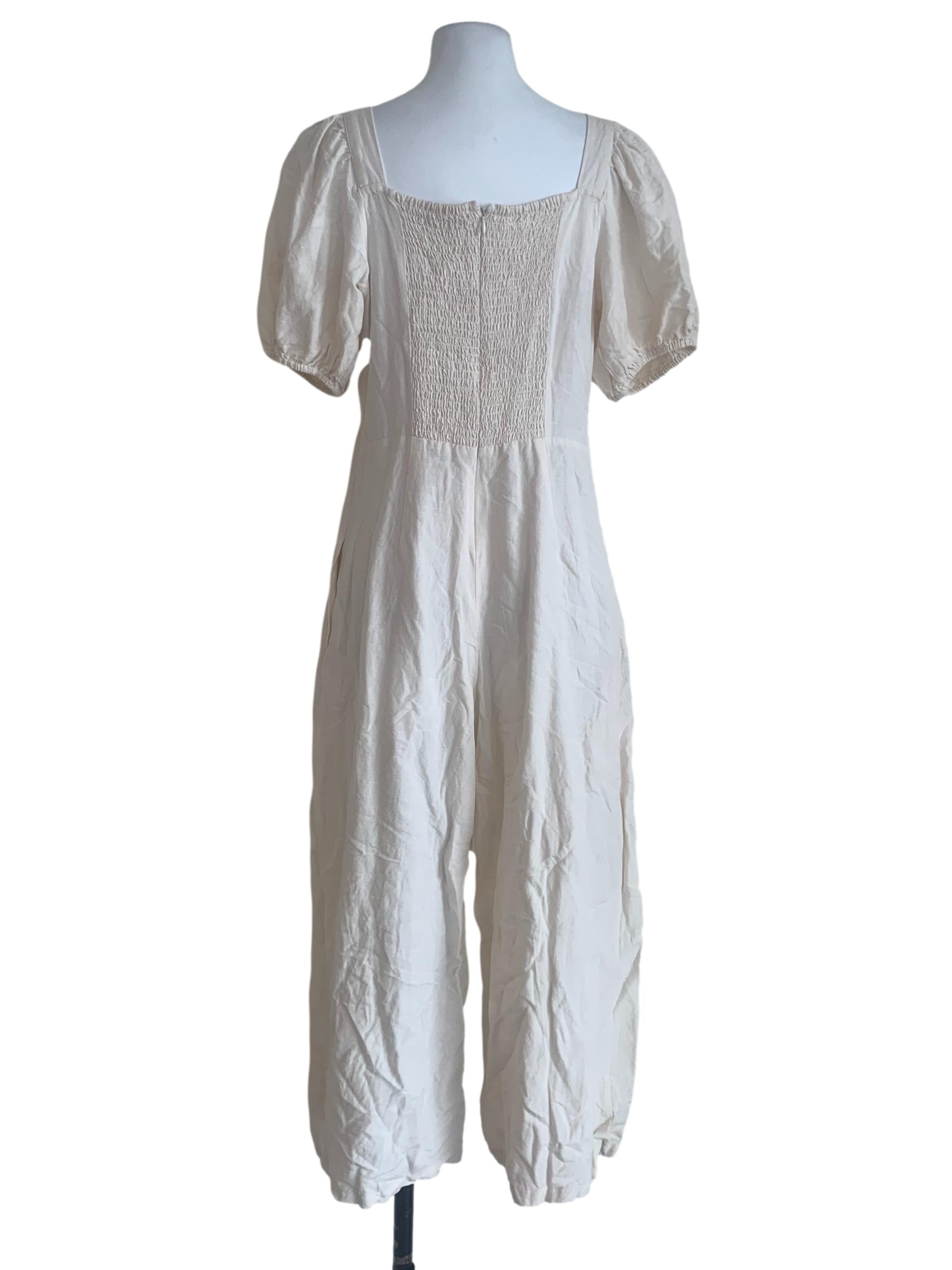 Parchment Beige Jumpsuit