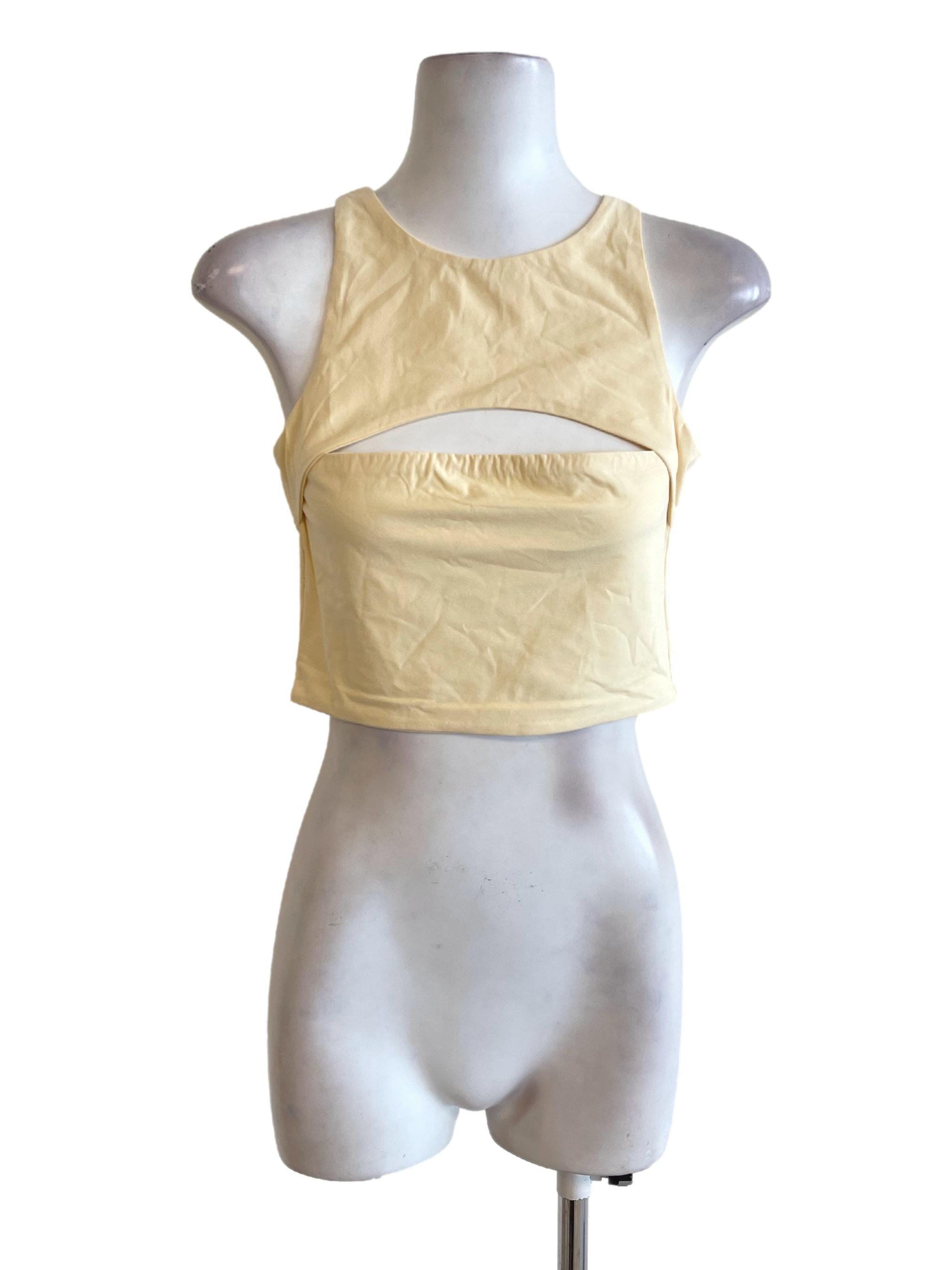 Yellow Shortbread Tank Top