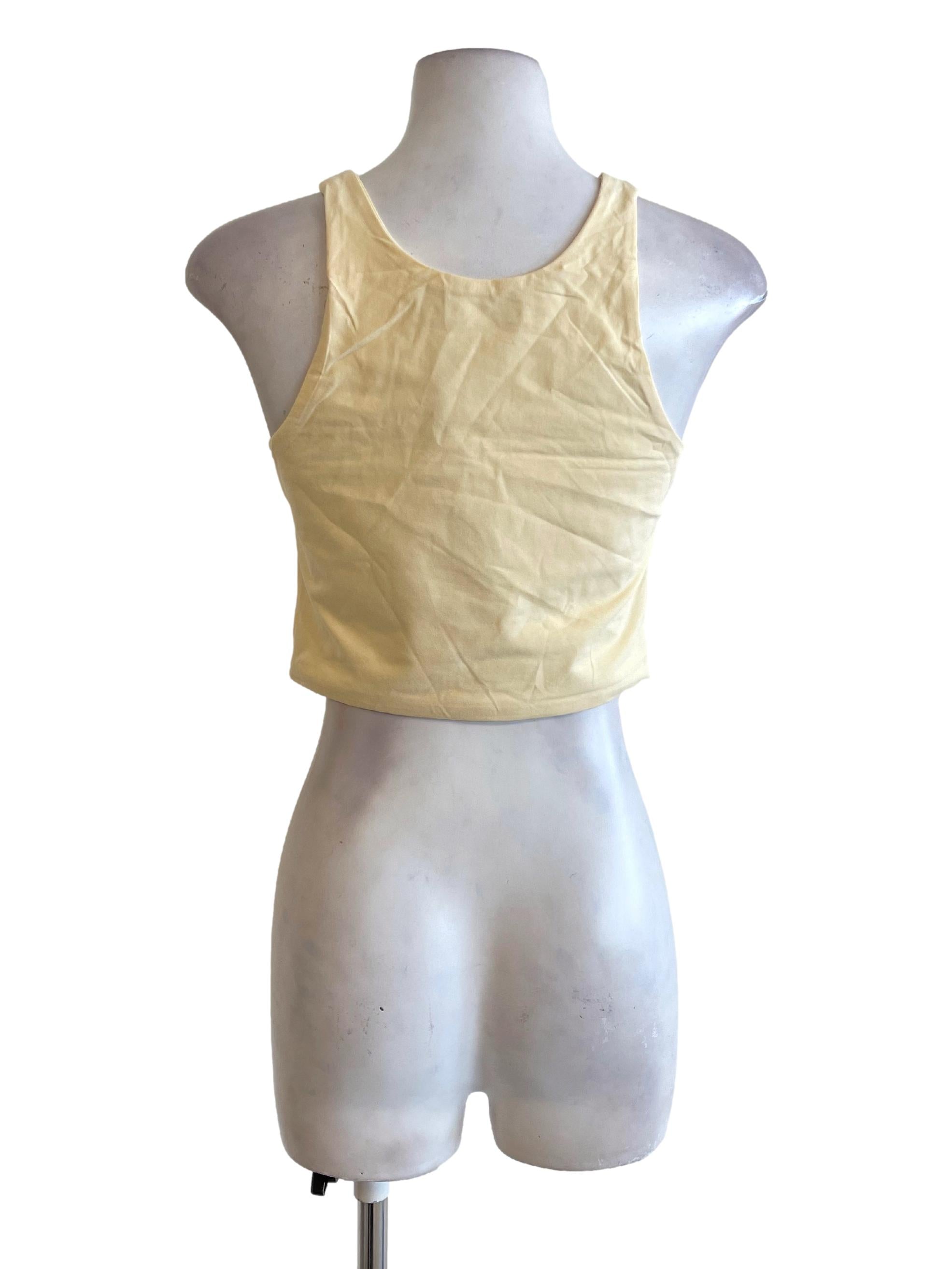Yellow Shortbread Tank Top