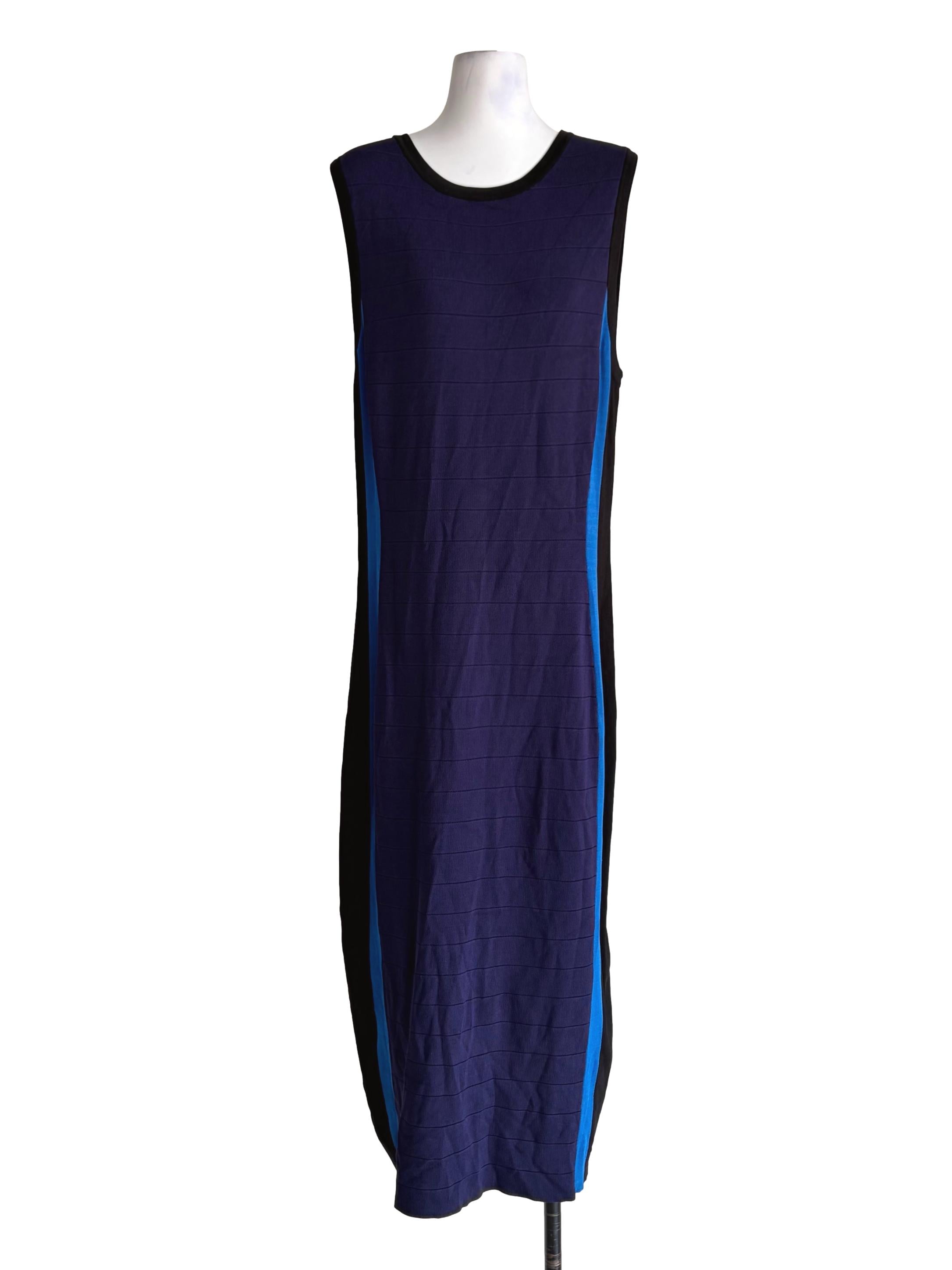 Midnight Blue Sleeveless Dress