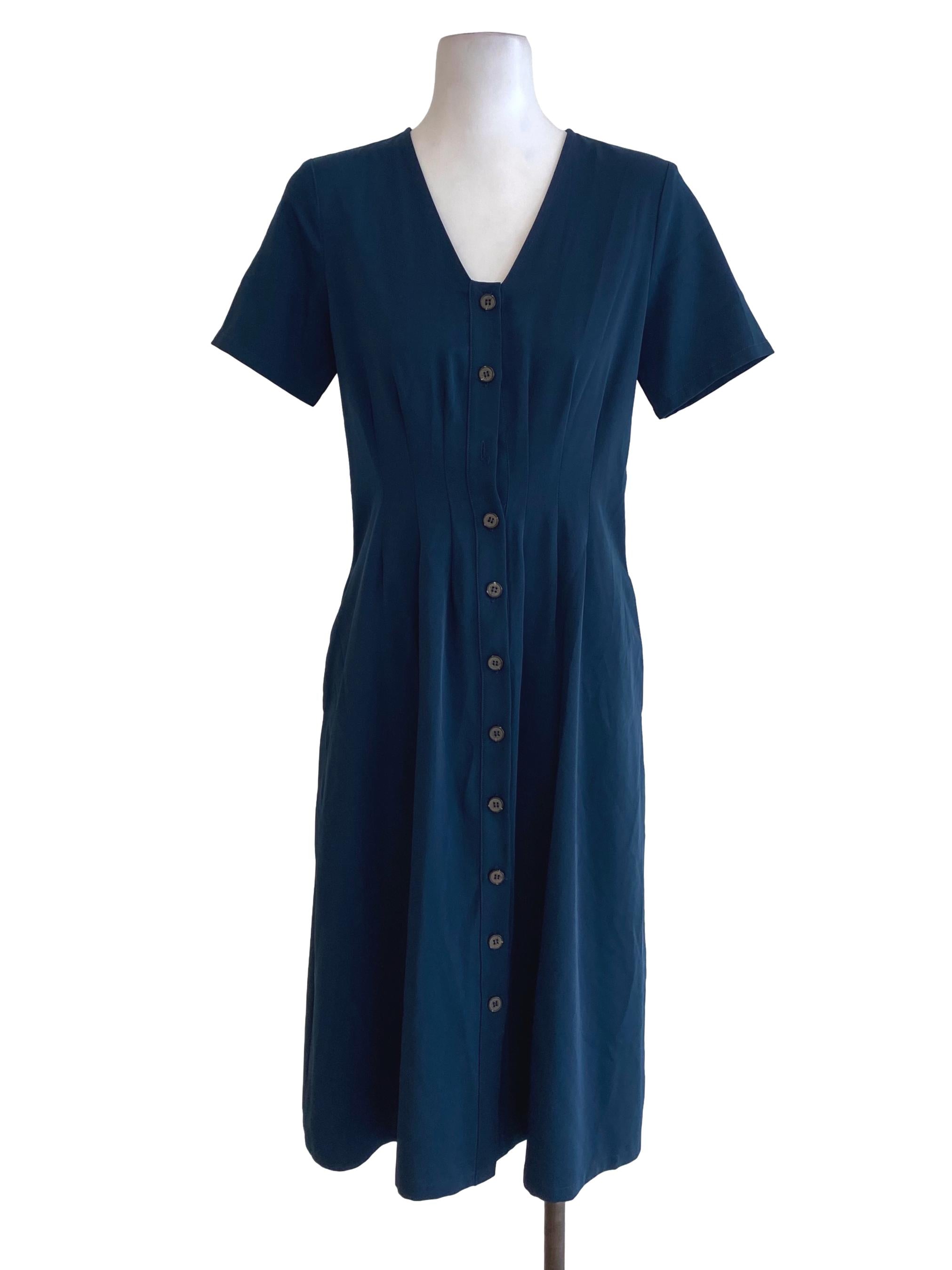 Peacock V Neck Dress LB