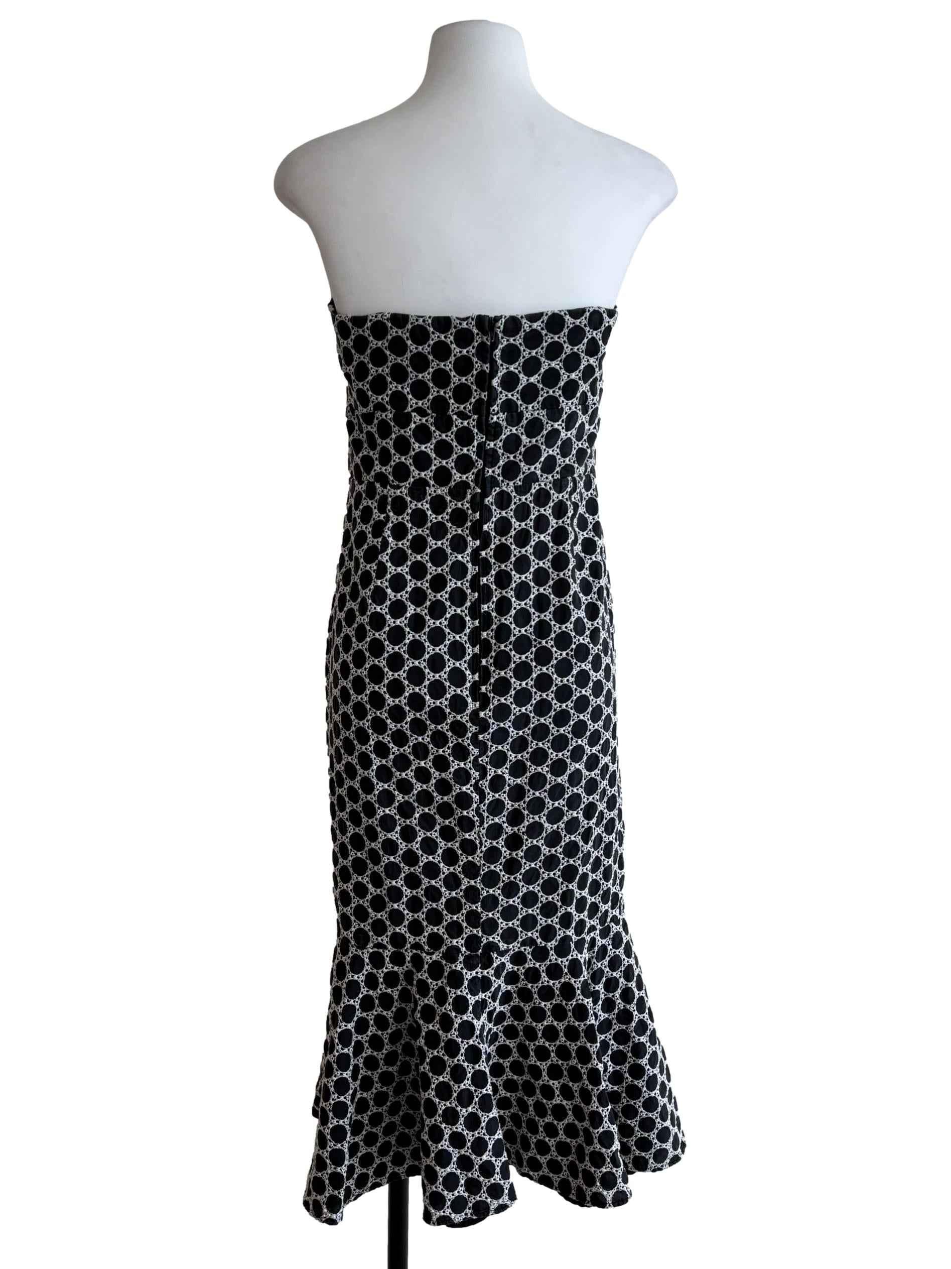 Jet Black Strapless Sweetheart Dress