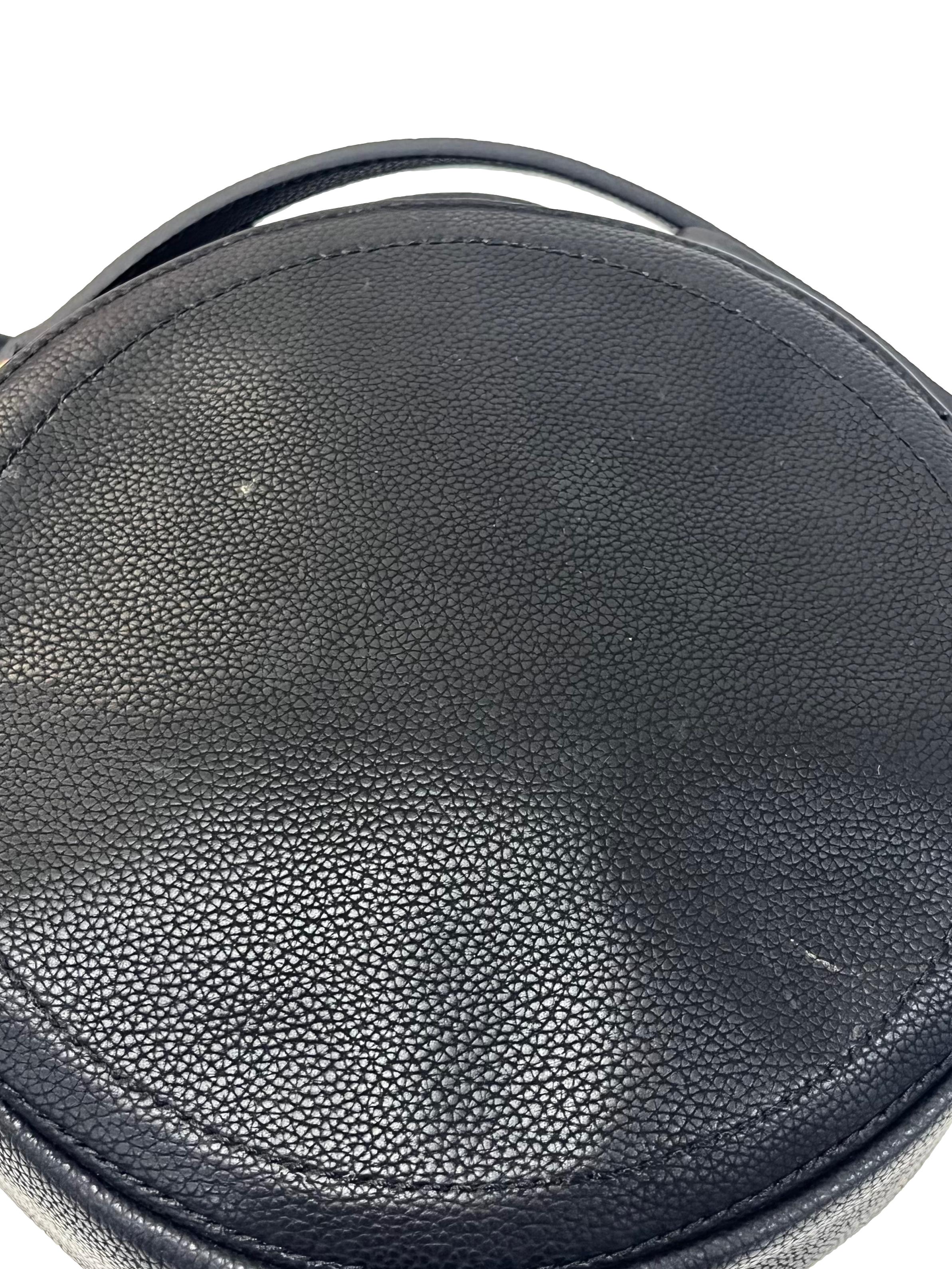 Black Leather Chica Crossbody Bag