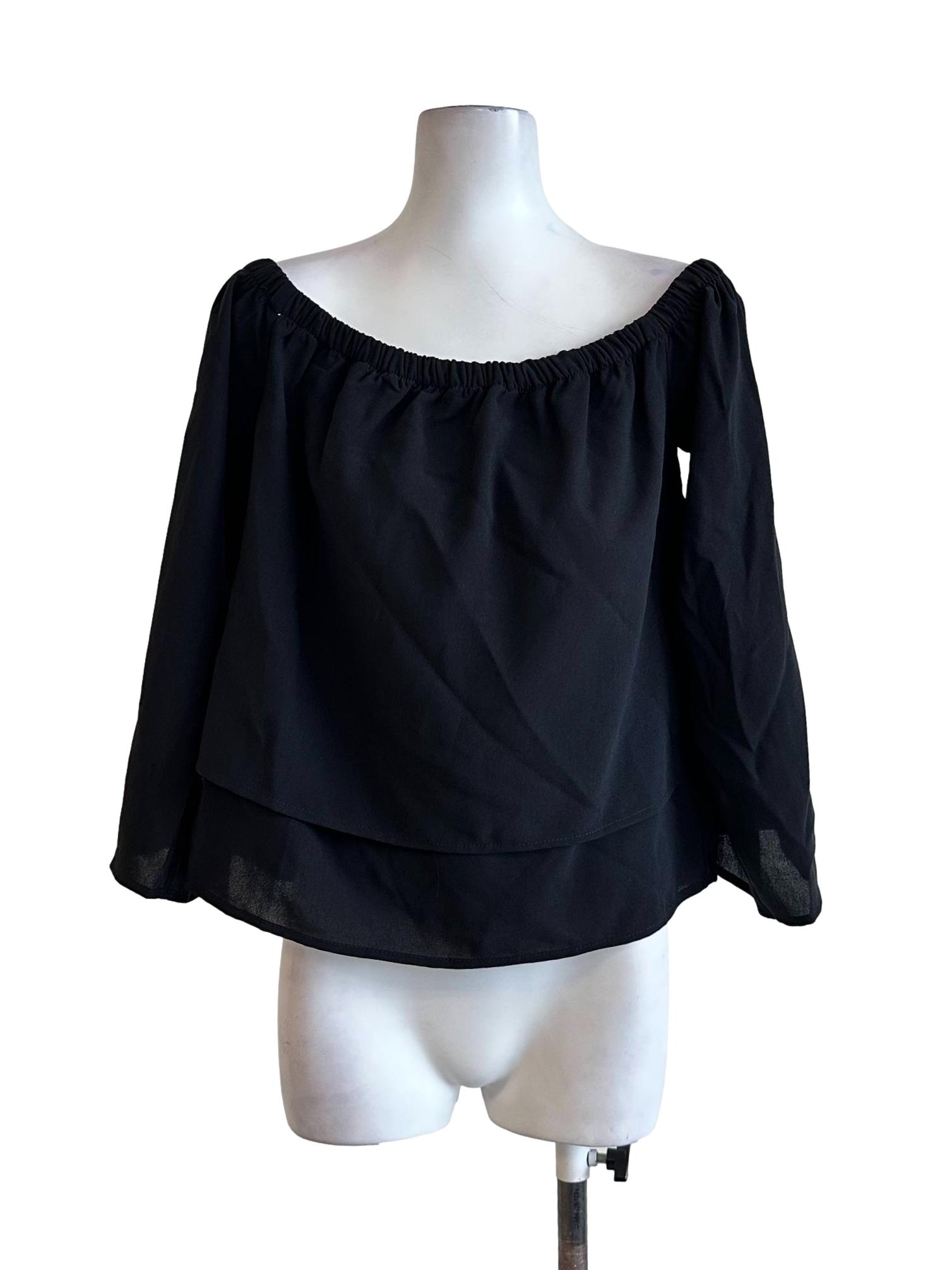 Black Off Shoulder Top