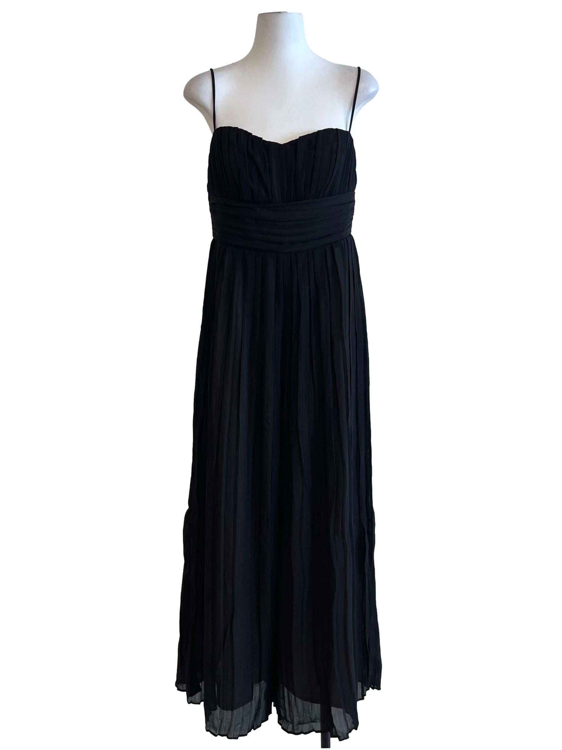 Black Pleated Jumpsuit